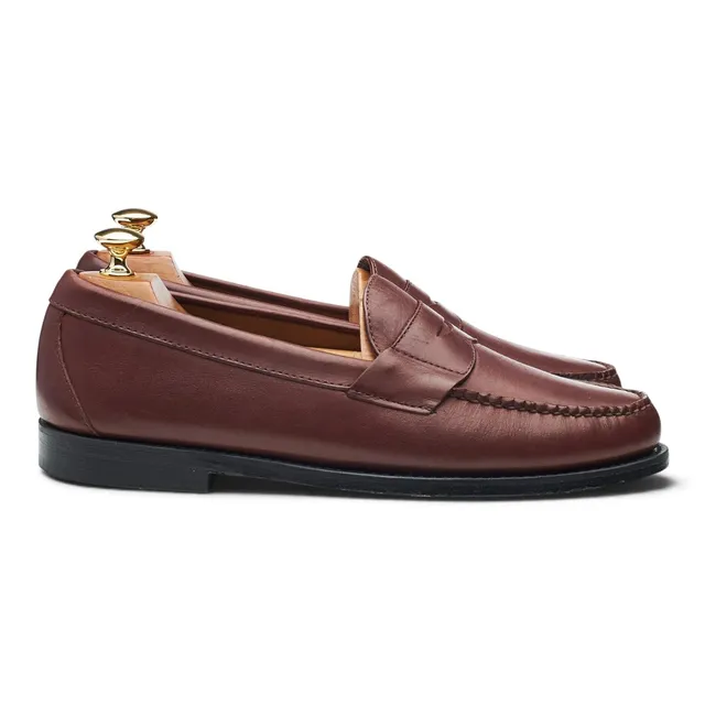 Brooks Brothers Penny mocassins marron cuir pointure UK 8.5