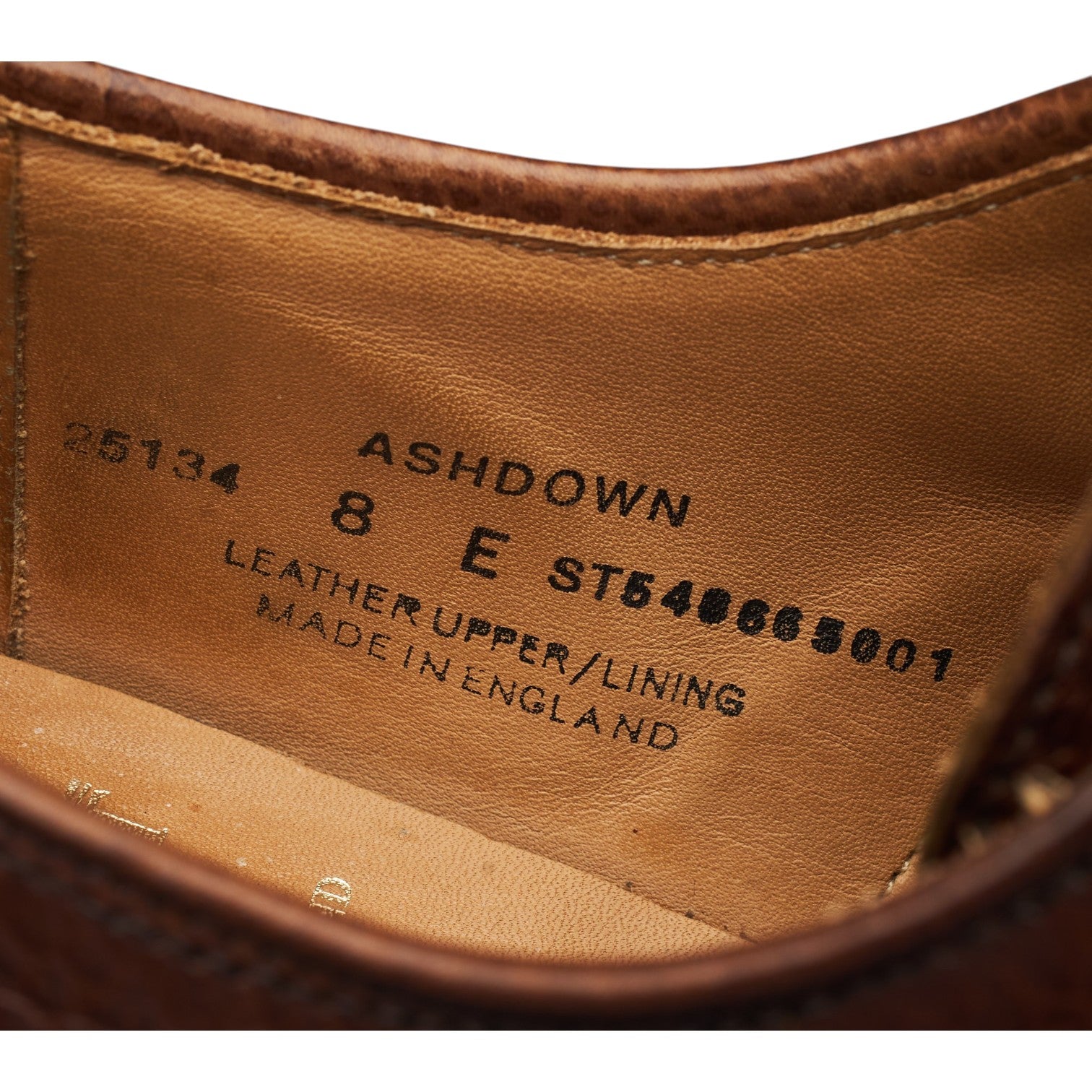 Crockett & Jones Ashdown derby cuir marron pointure 8