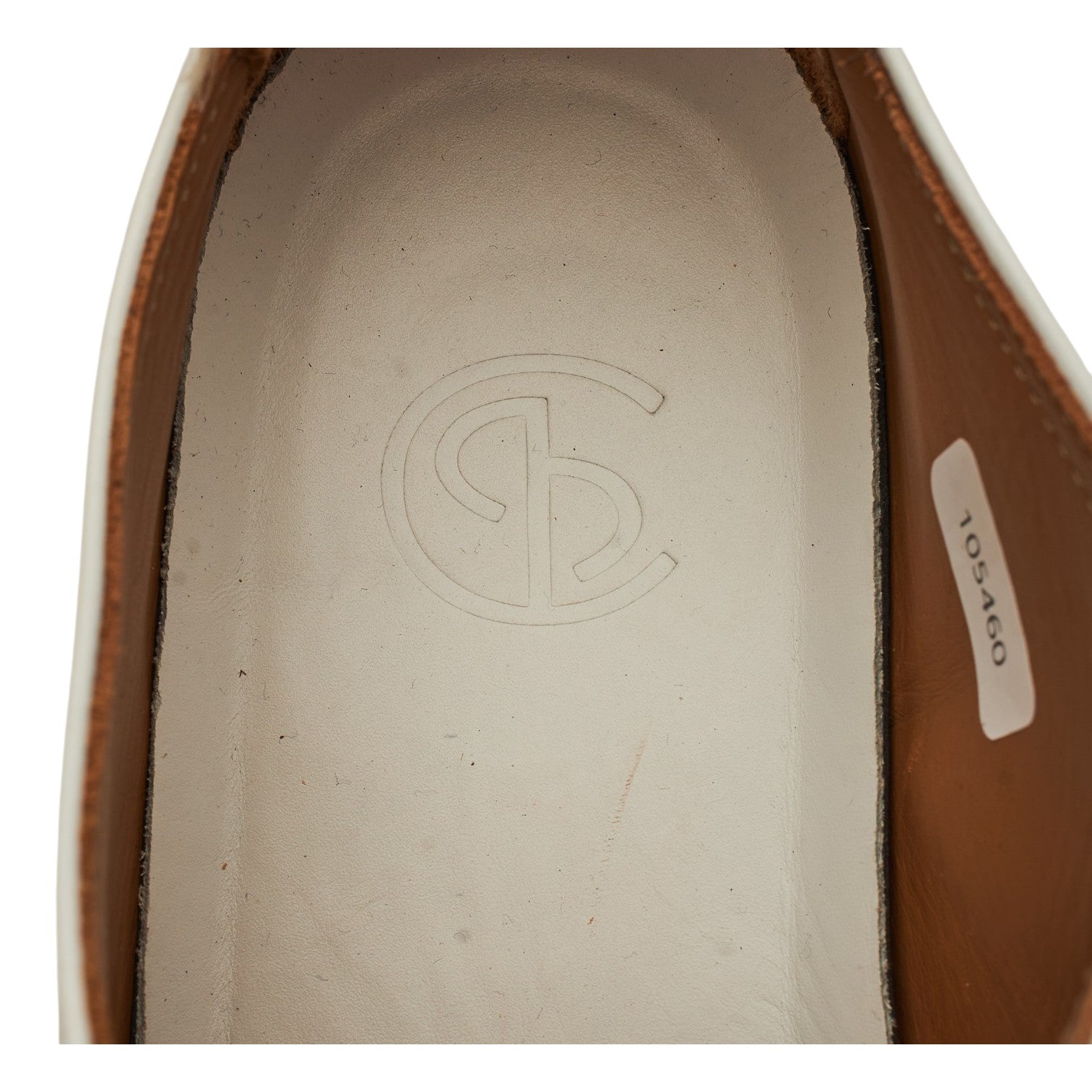 George Cleverley Jack sneakers cuir blanc UK 7