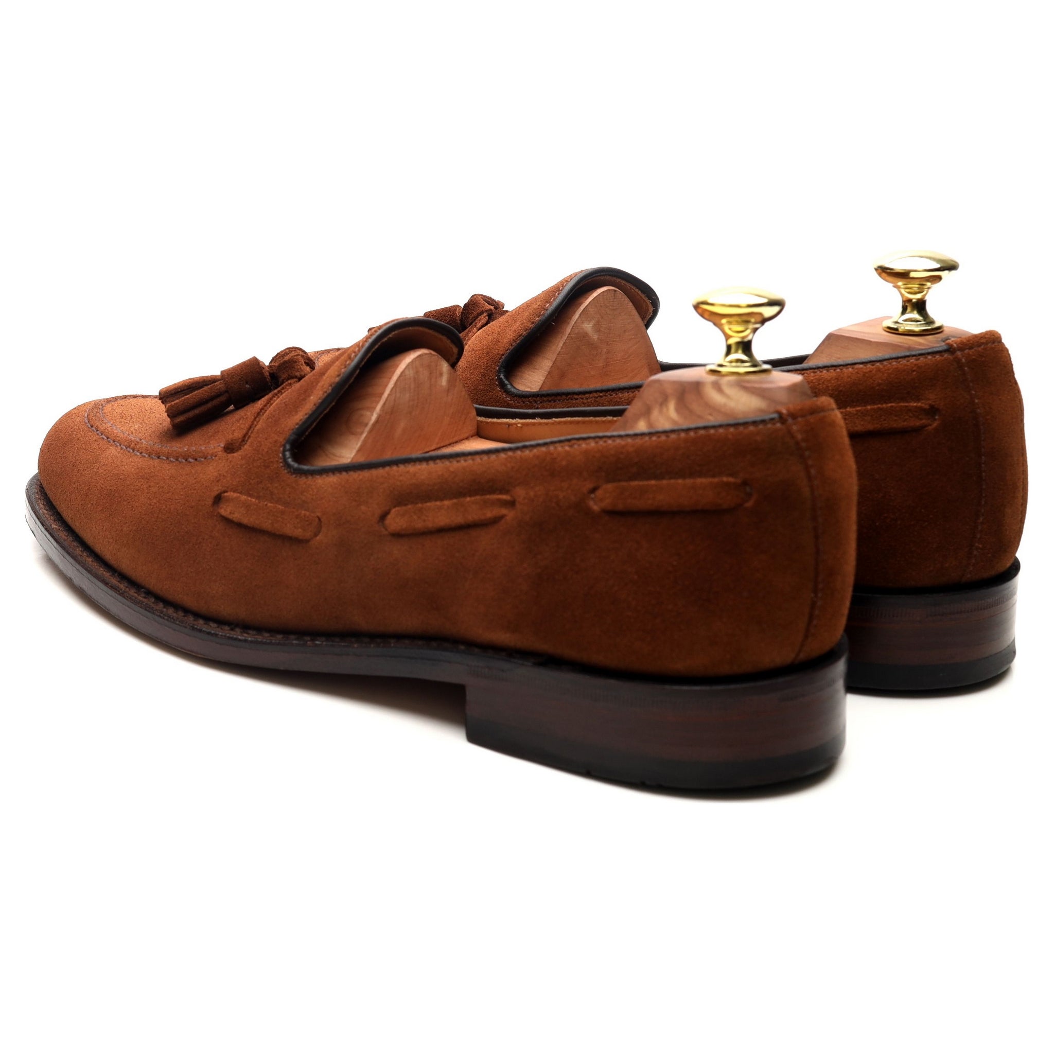 Loake Lincoln mocassins daim marron UK 7.5