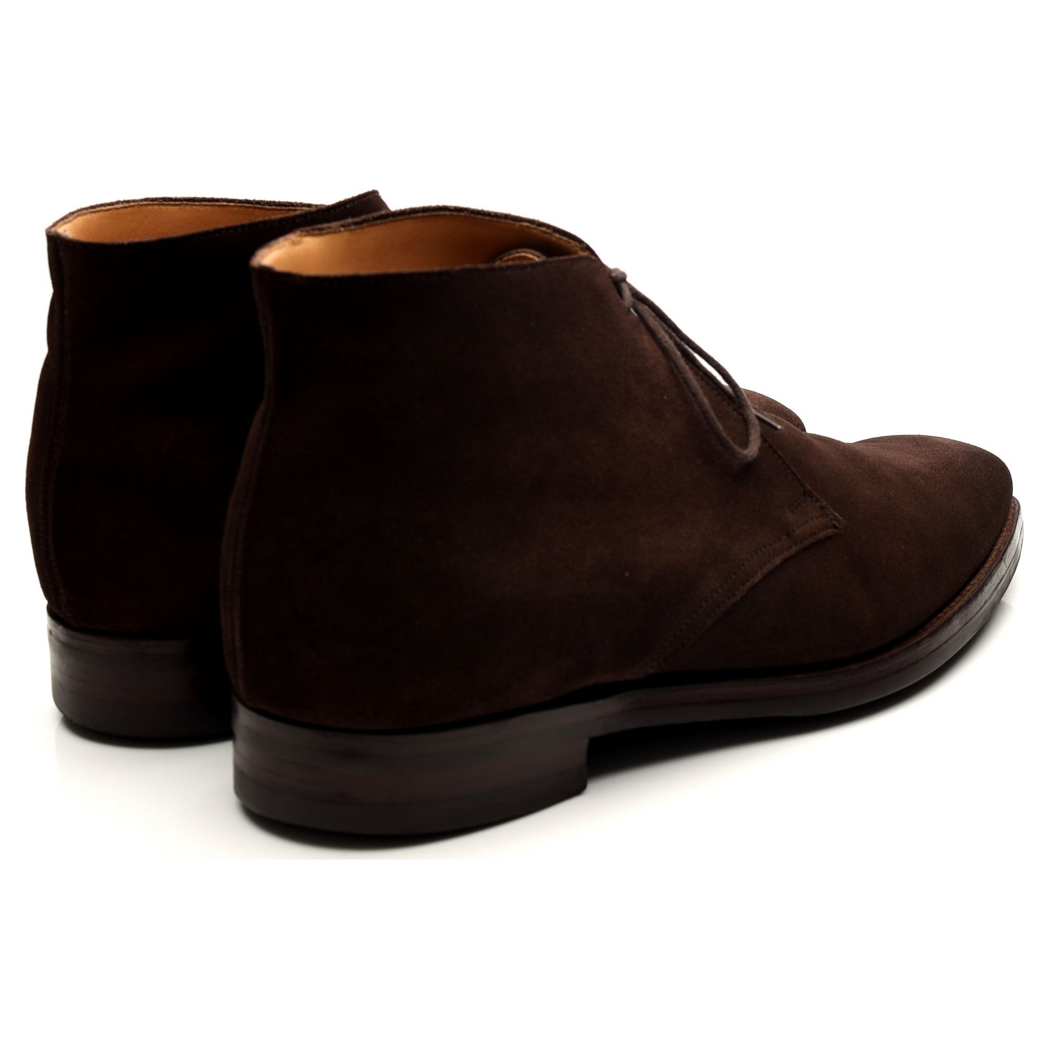 Crockett & Jones Tetbury boots chukka daim marron UK 10