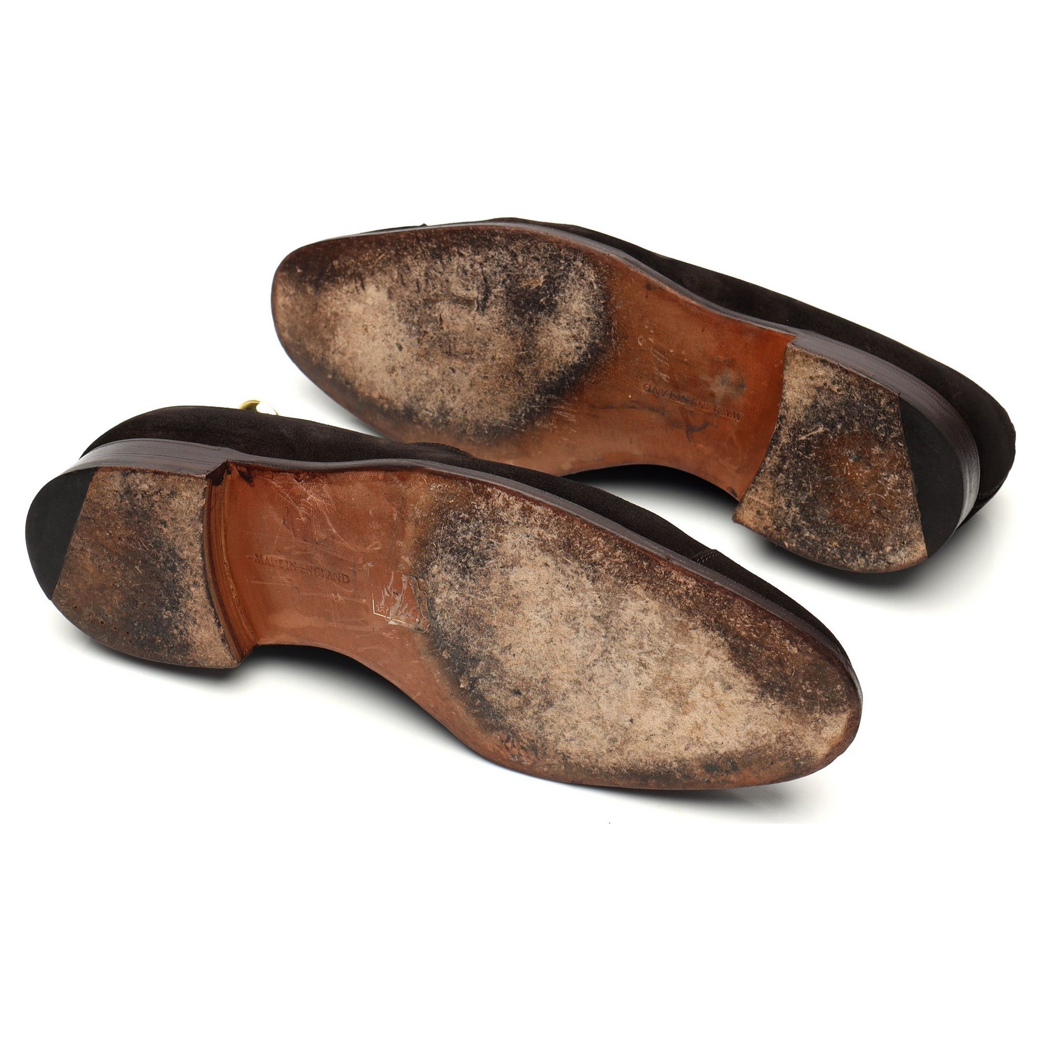 Gieves & Hawkes oxford suède marron UK 7