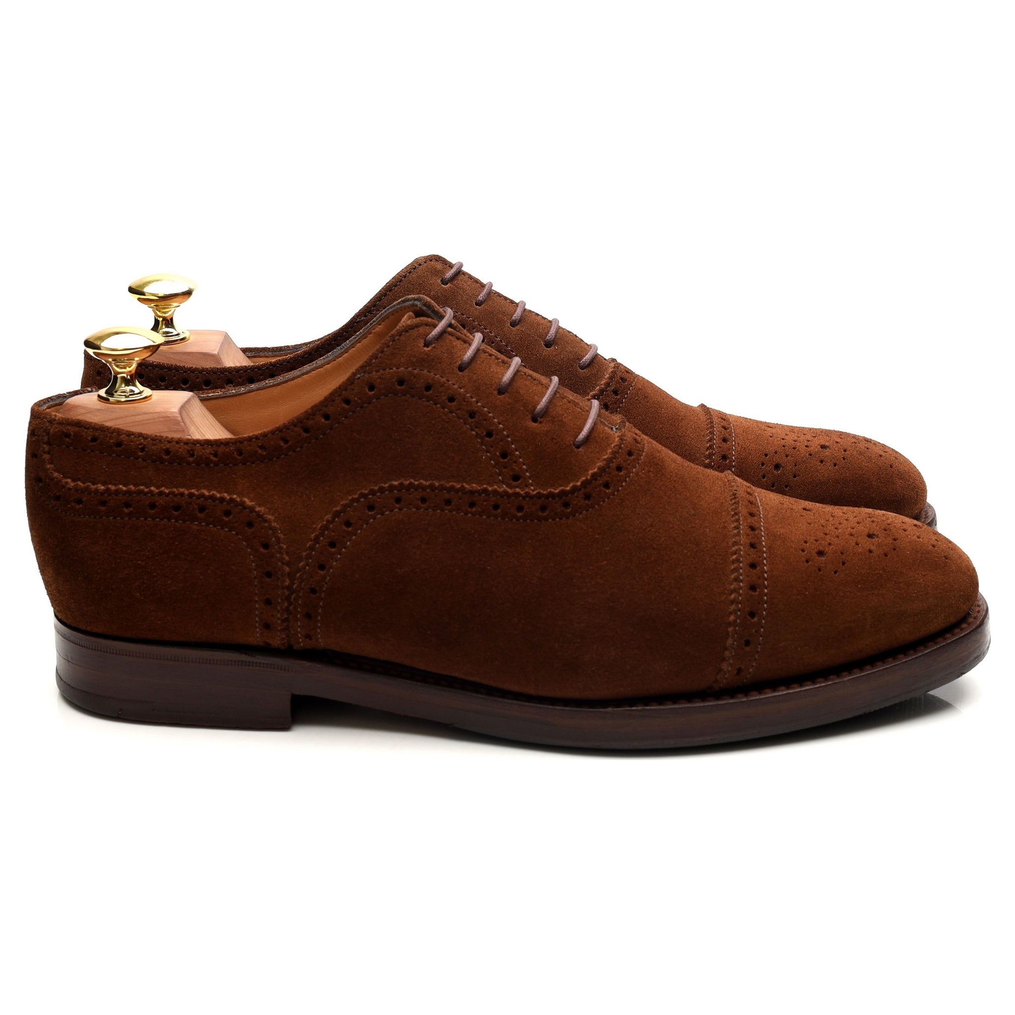 Alfred Sargent Cranford 2 oxford daim marron 7.5