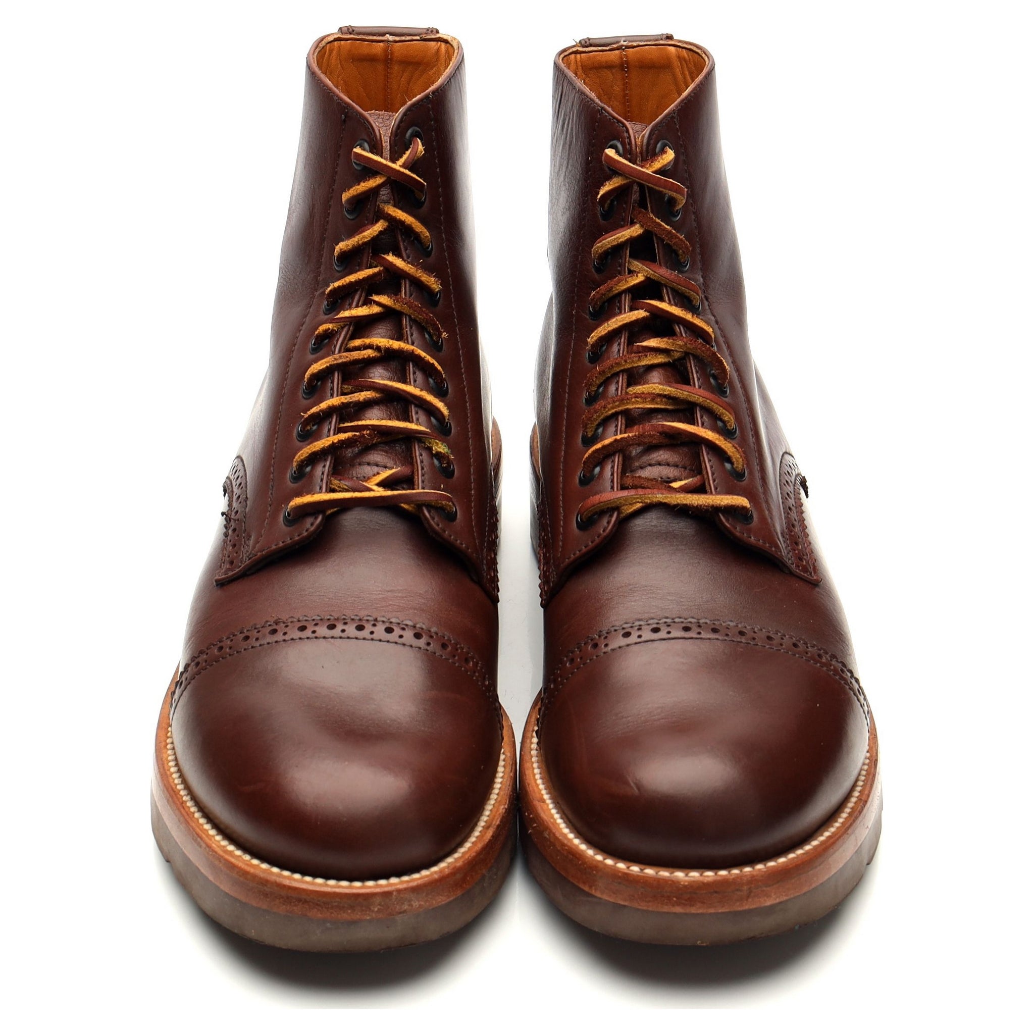 Yuketen Johnson boots cuir marron pointure UK 6.5