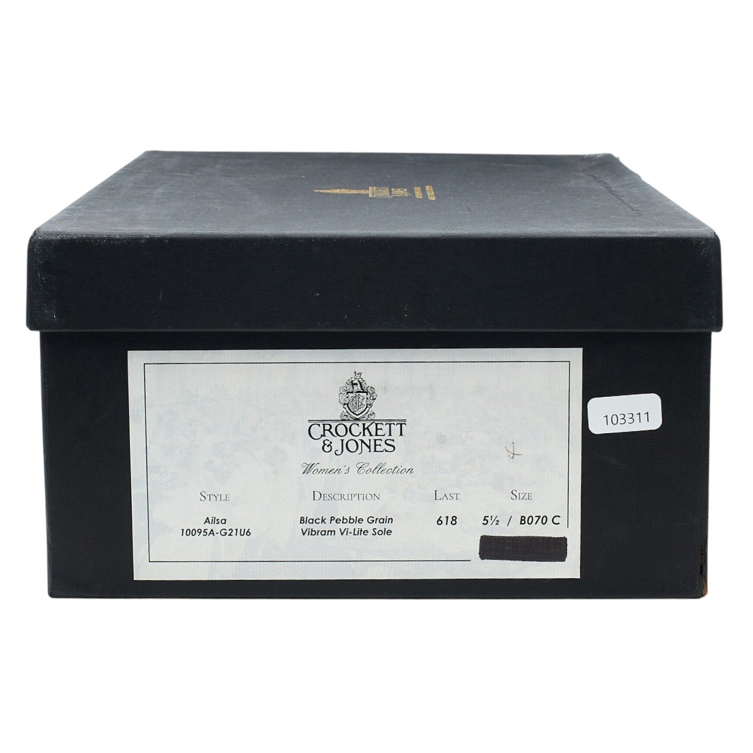 Crockett & Jones Alisa bottines cuir noir UK 5.5