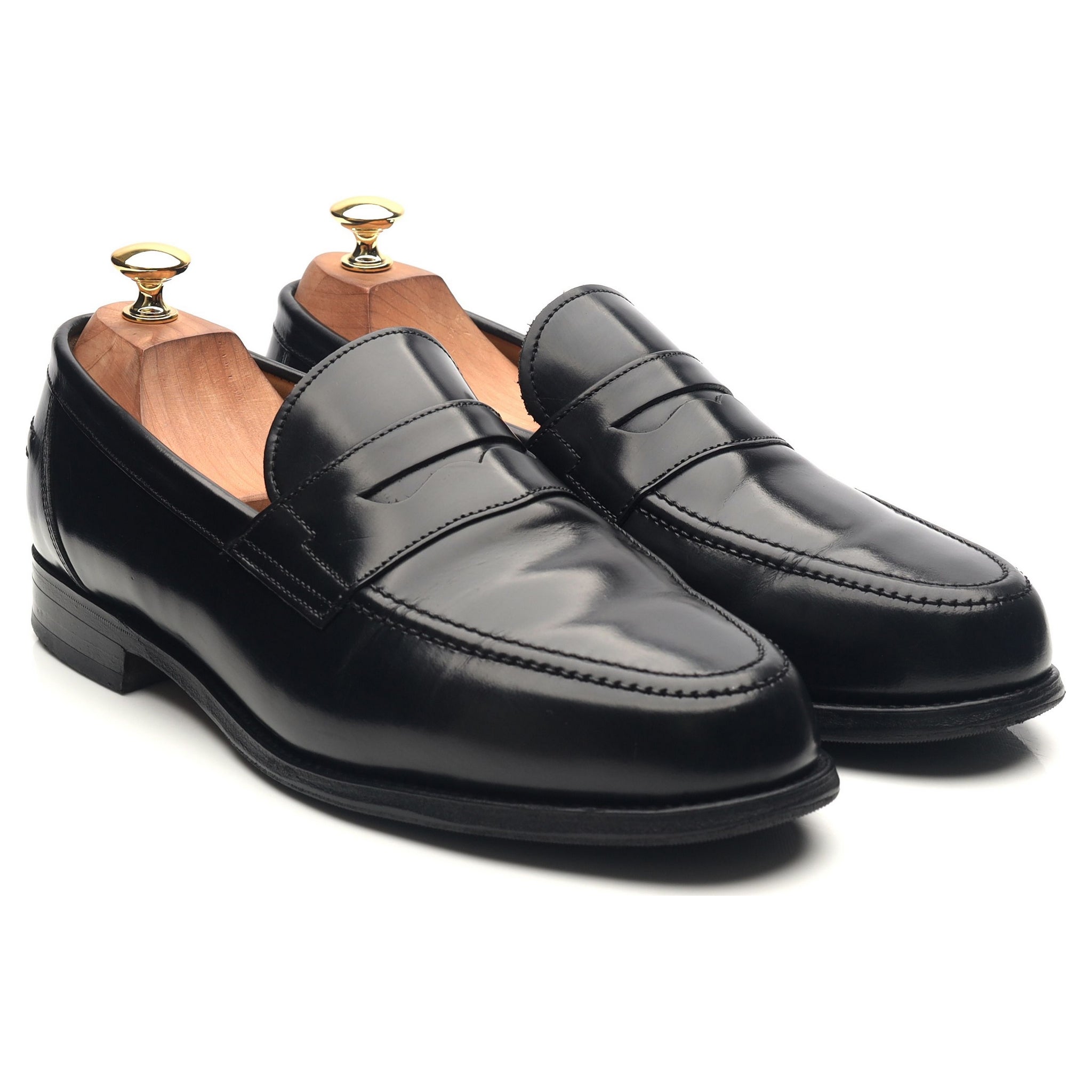Alfred Sargent Elstree mocassins cuir noir UK 9
