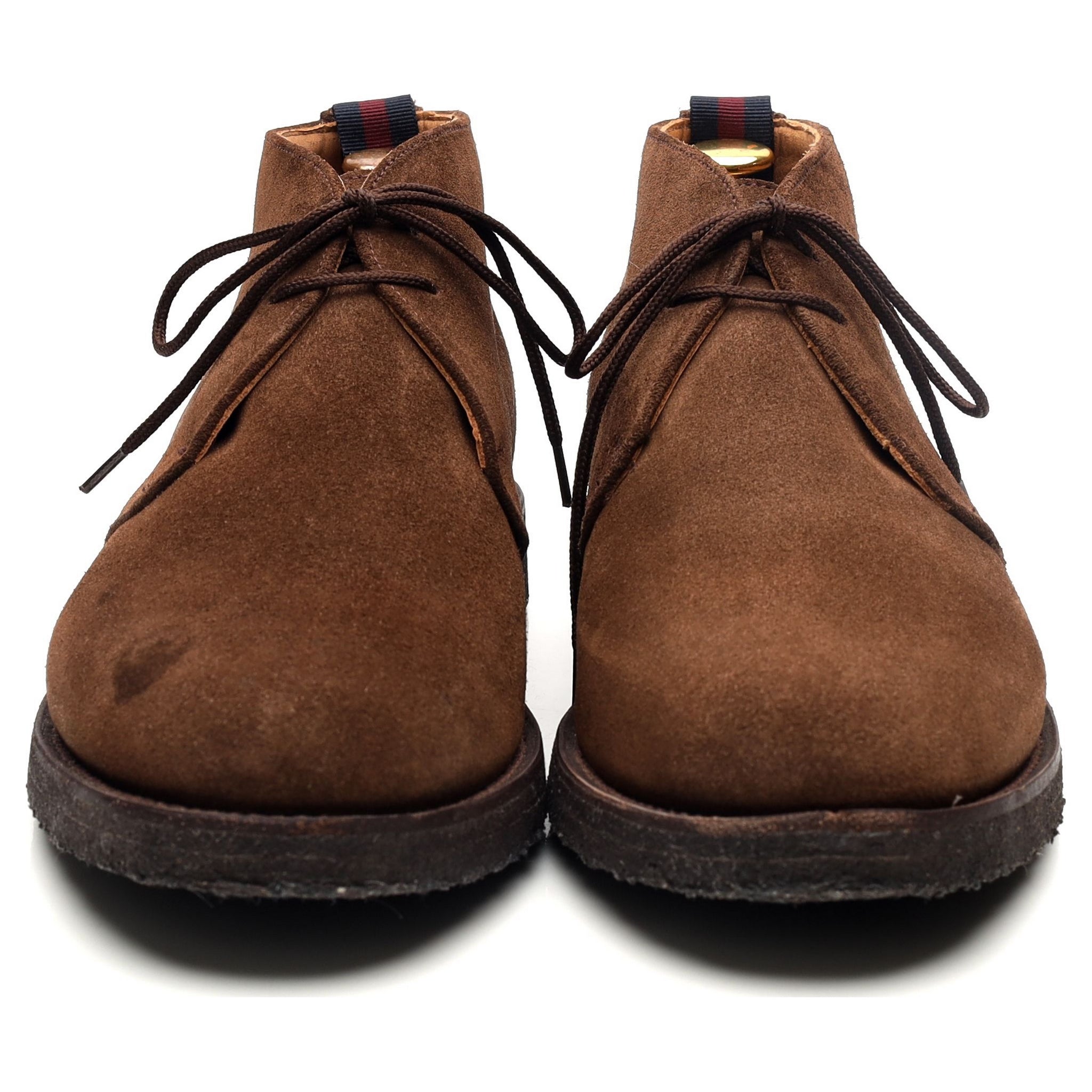 Sanders Finley boots chukka marron suède pointure UK 8