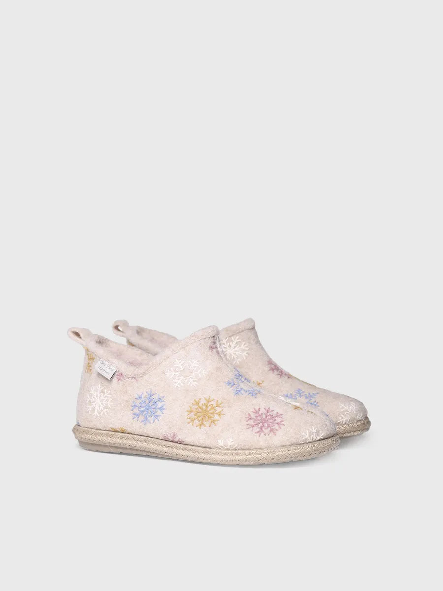 Toni Pons Duna-CP chaussons femme feutre à lacets