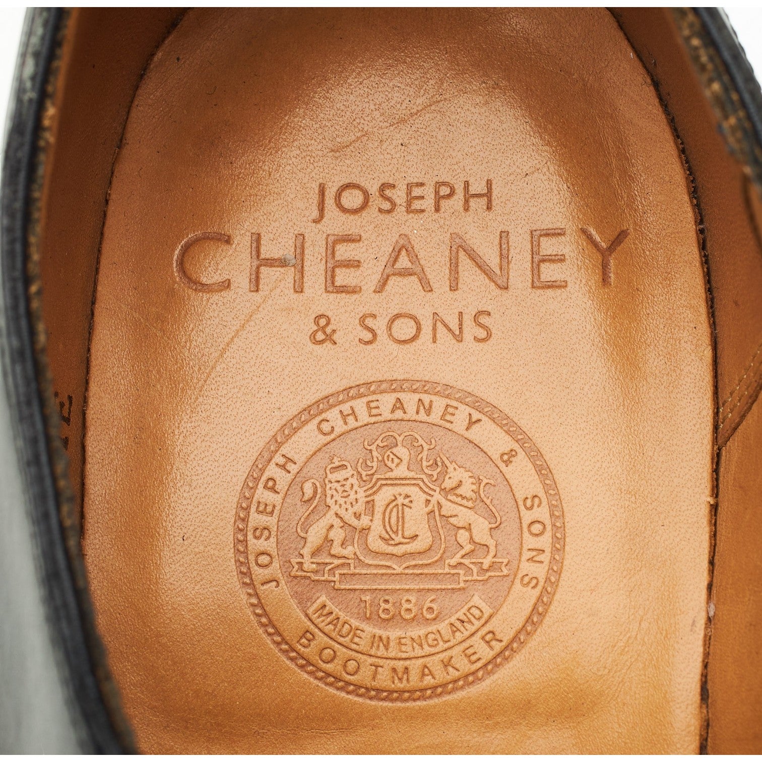 Cheaney Moorgate chaussures monk cuir noir UK 8