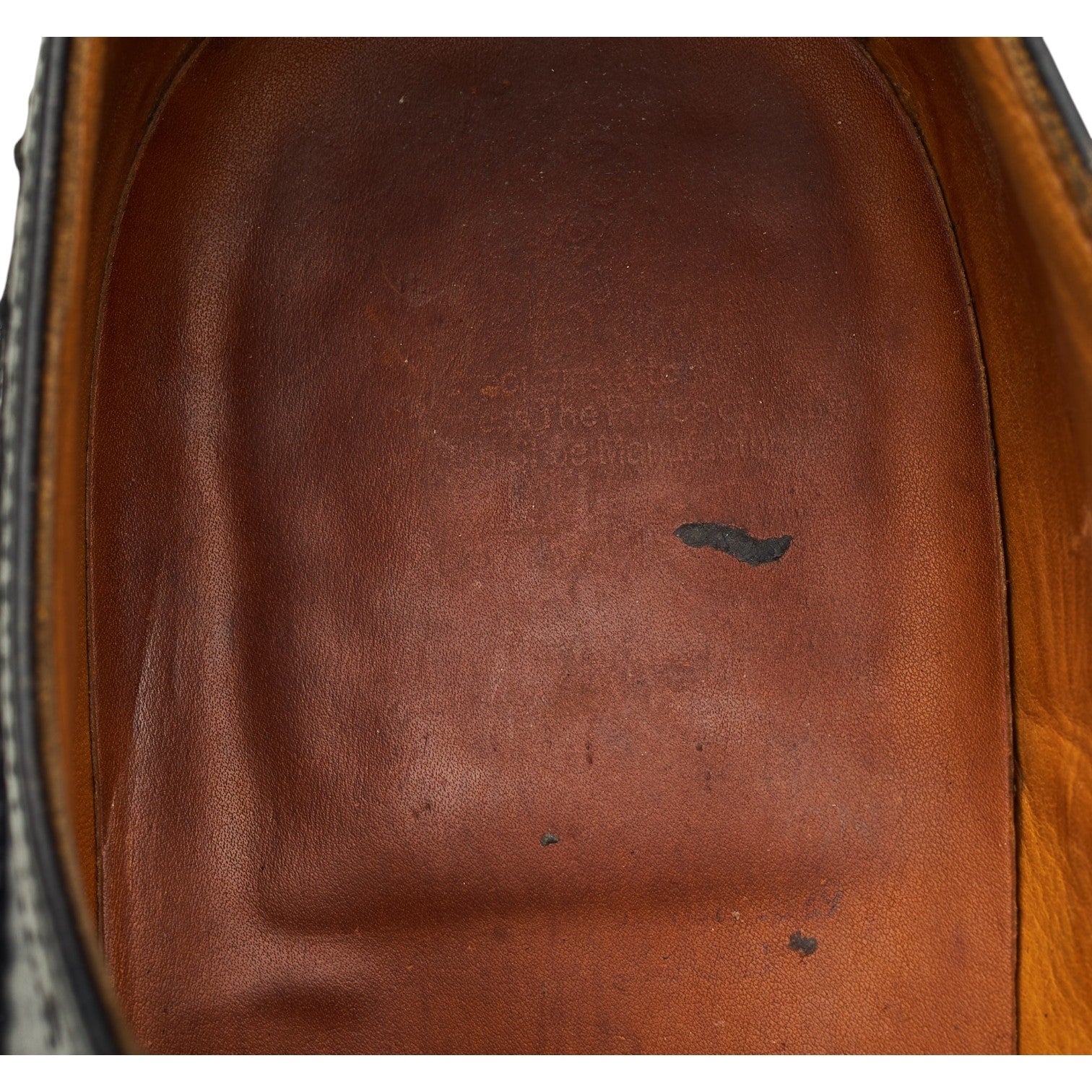 Tricker's Bourton derbies brogues cuir noir UK 12