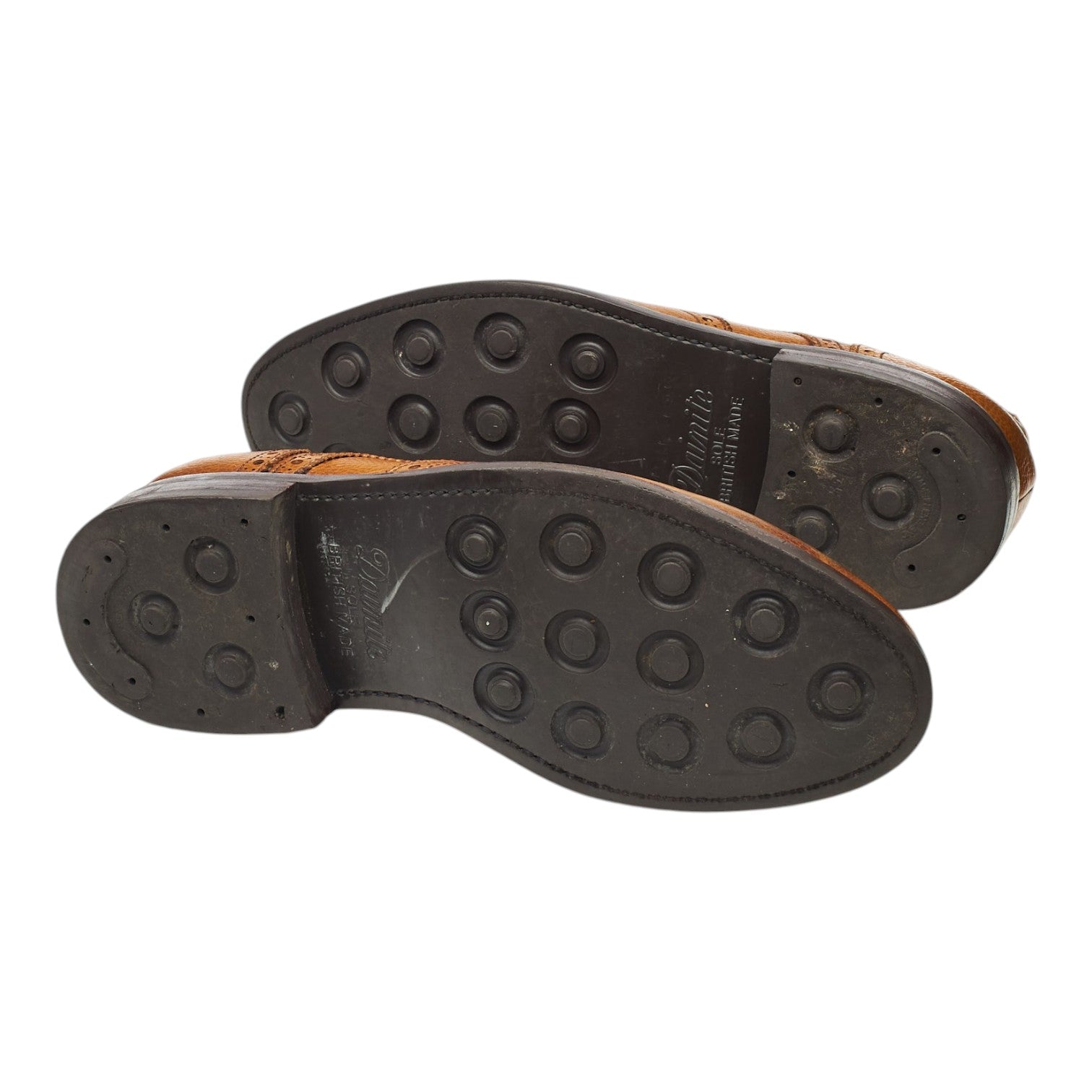 Berwick 4170 derby brogues cuir grainé marron UK 8