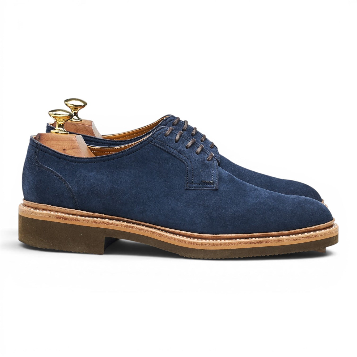 Oct. Tenth derby suède bleu UK 7