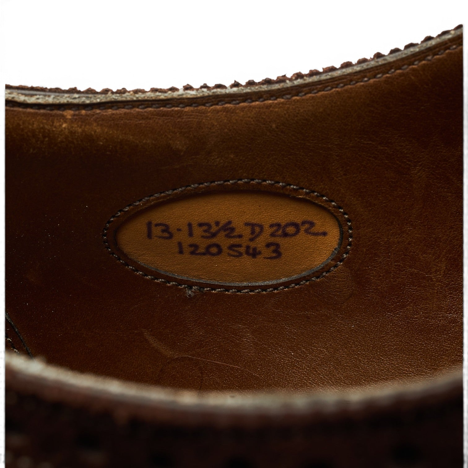 Edward Green Canterbury richelieu daim marron UK 13