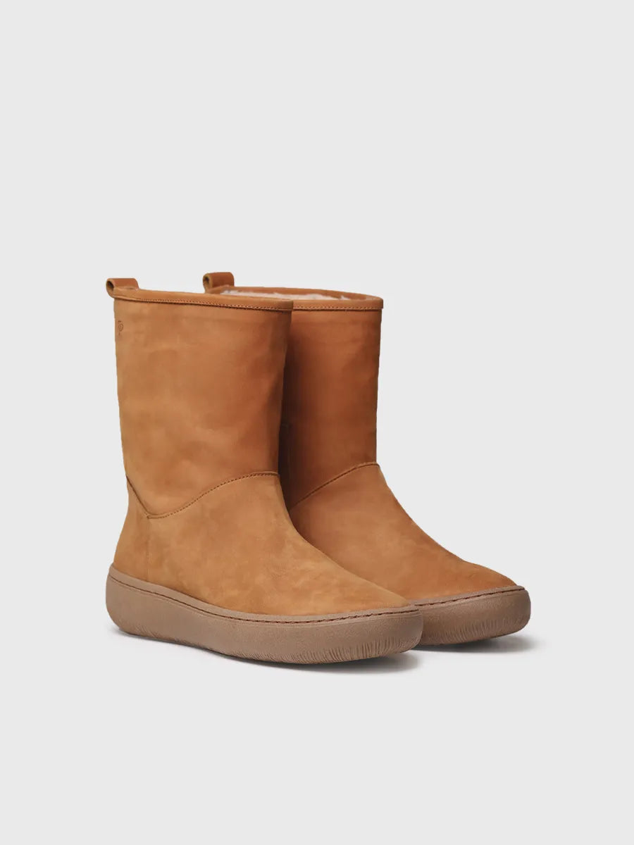 Toni Pons Sils bottine nubuck femme zip latéral