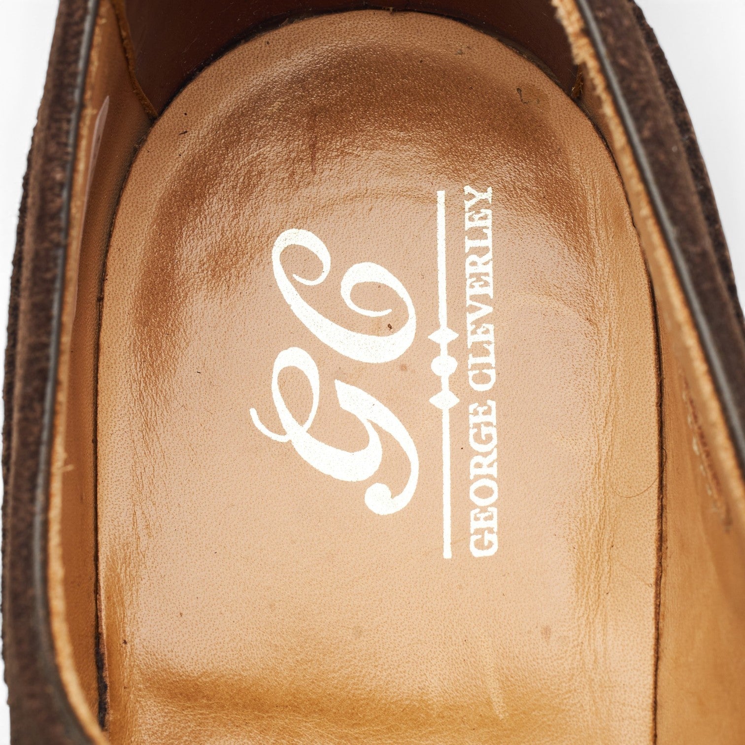 George Cleverley Adam oxford brogues daim marron UK 6