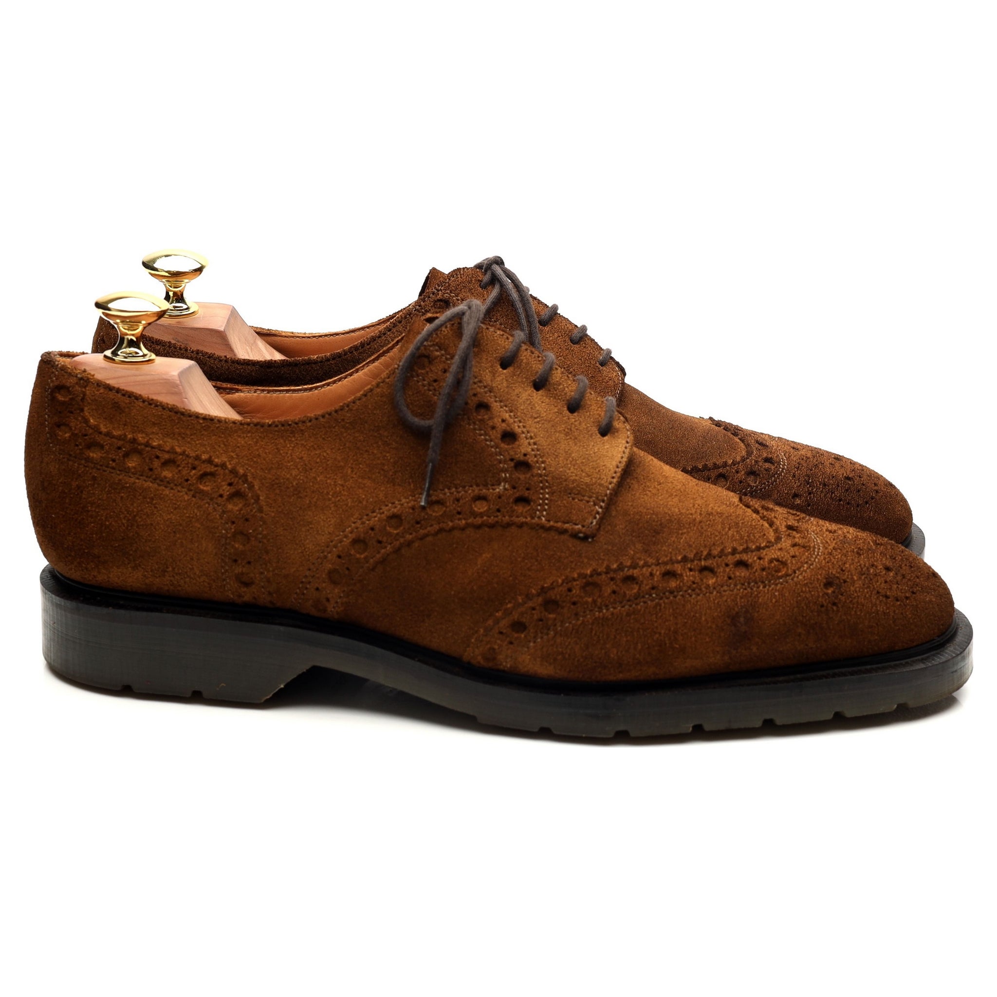 Arthur Sleep derbies suède marron tabac UK 8