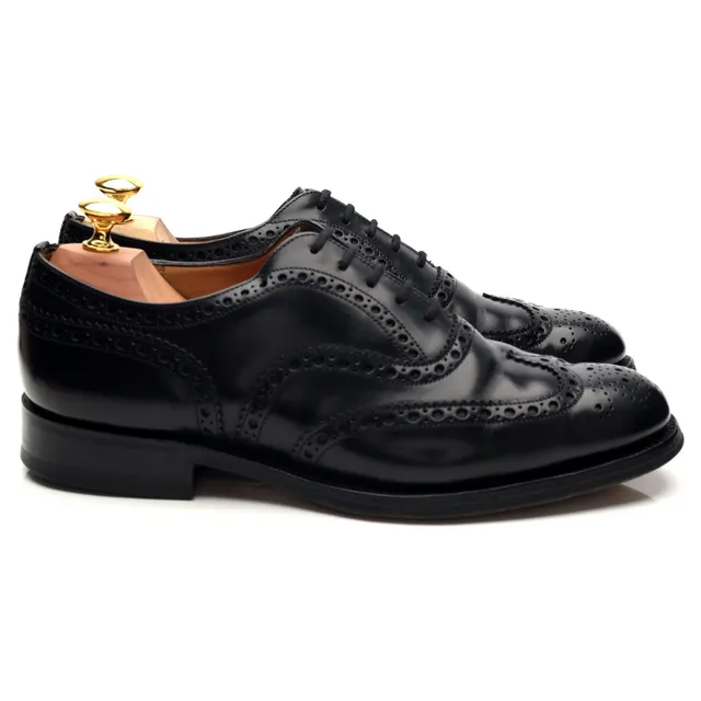 Church Burwood derbies brogues cuir noir UK 7