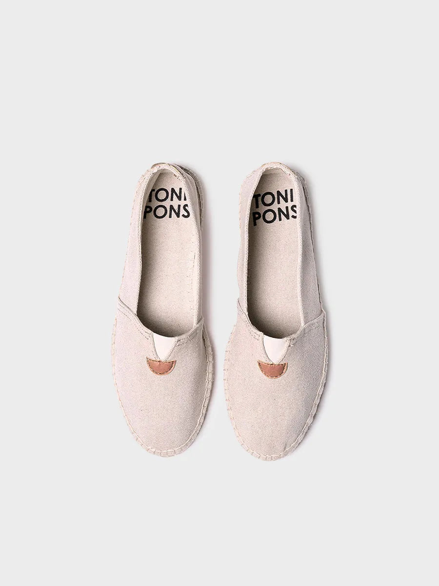 Toni Pons Blanes-ER espadrilles unisexes toile écru