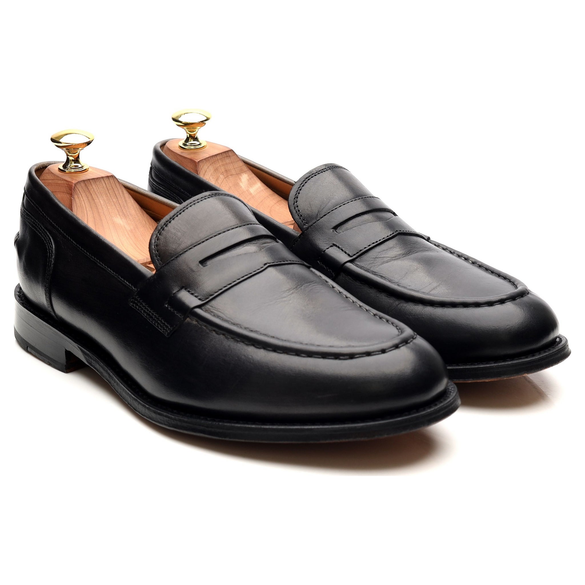 Grenson Maxwell mocassin cuir gris foncé UK 8