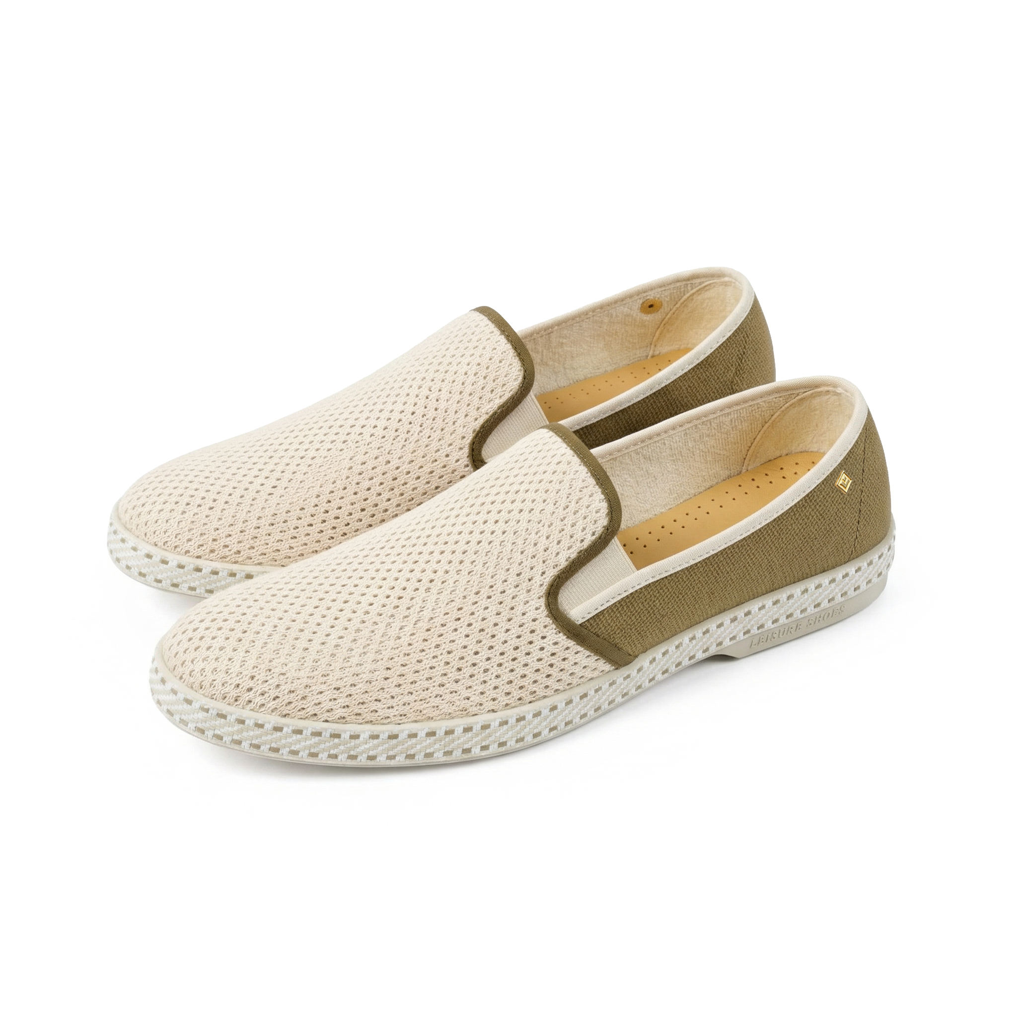 Rivieras Classic Match Filet espadrilles écru toile sable