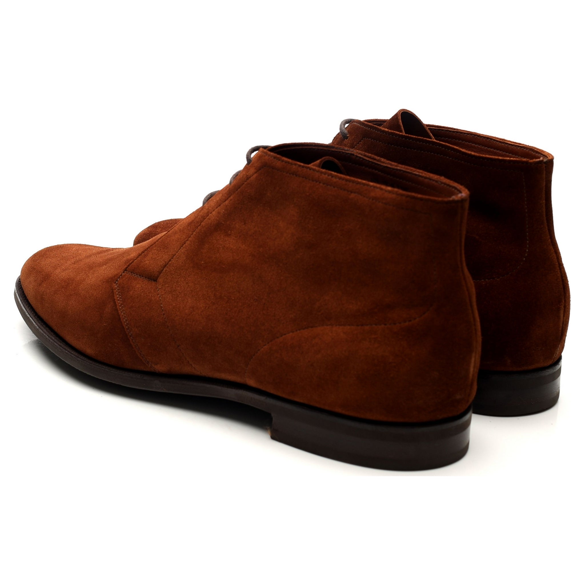 Edward Green Shanklin bottines chukka daim marron UK 11.5