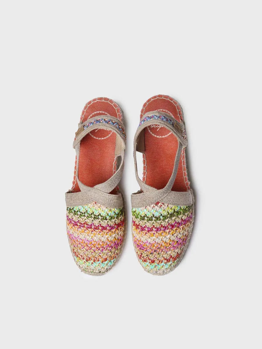Toni Pons Terra-NZ espadrille femme multi raphia vegan