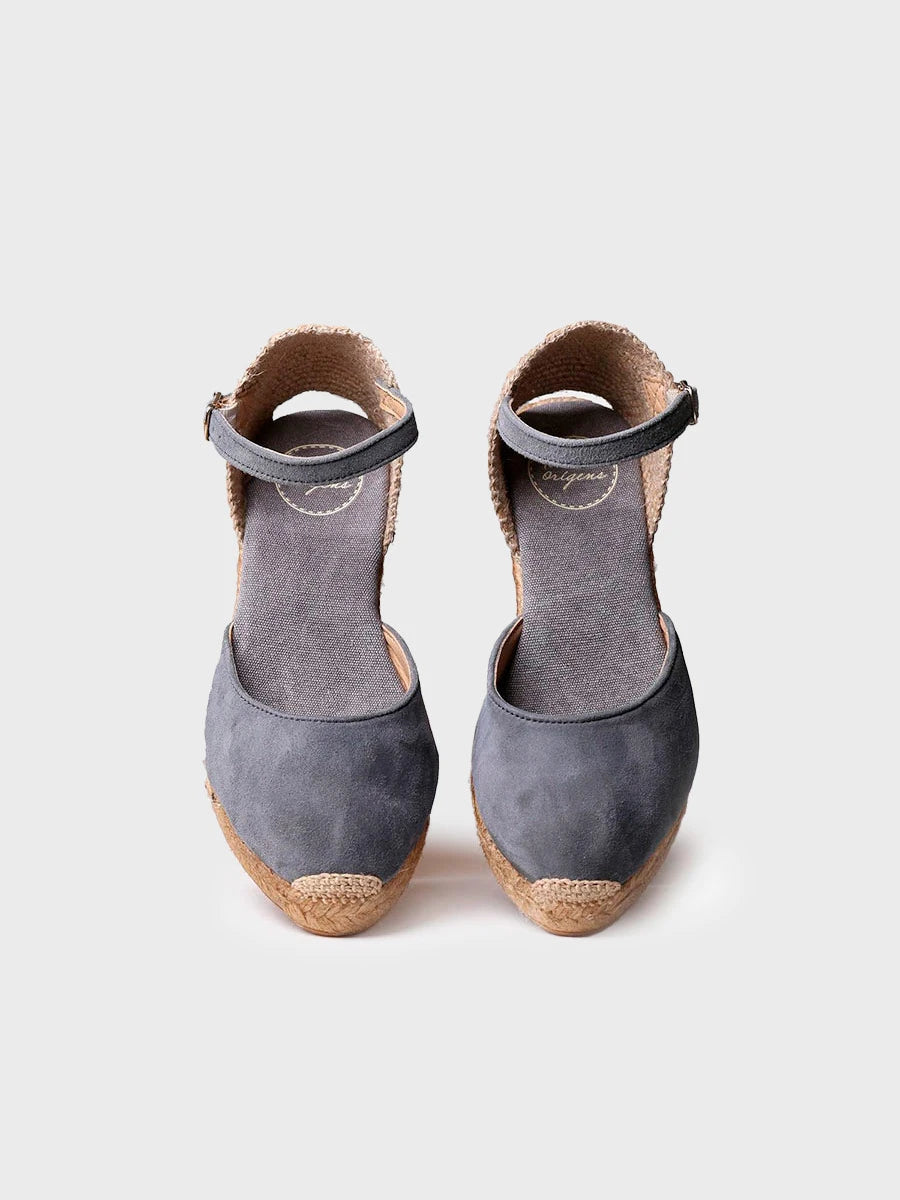 Toni Pons Lloret-5 espadrille cuir compensee bout ferme