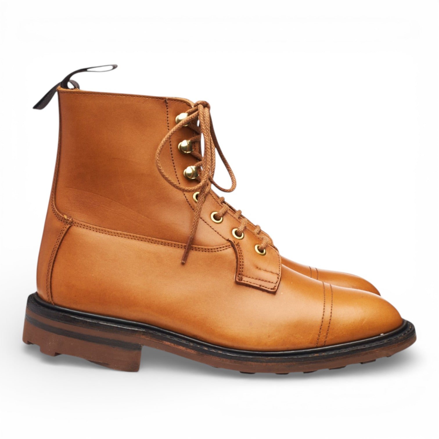 Tricker's boots cuir marron derby UK 6.5