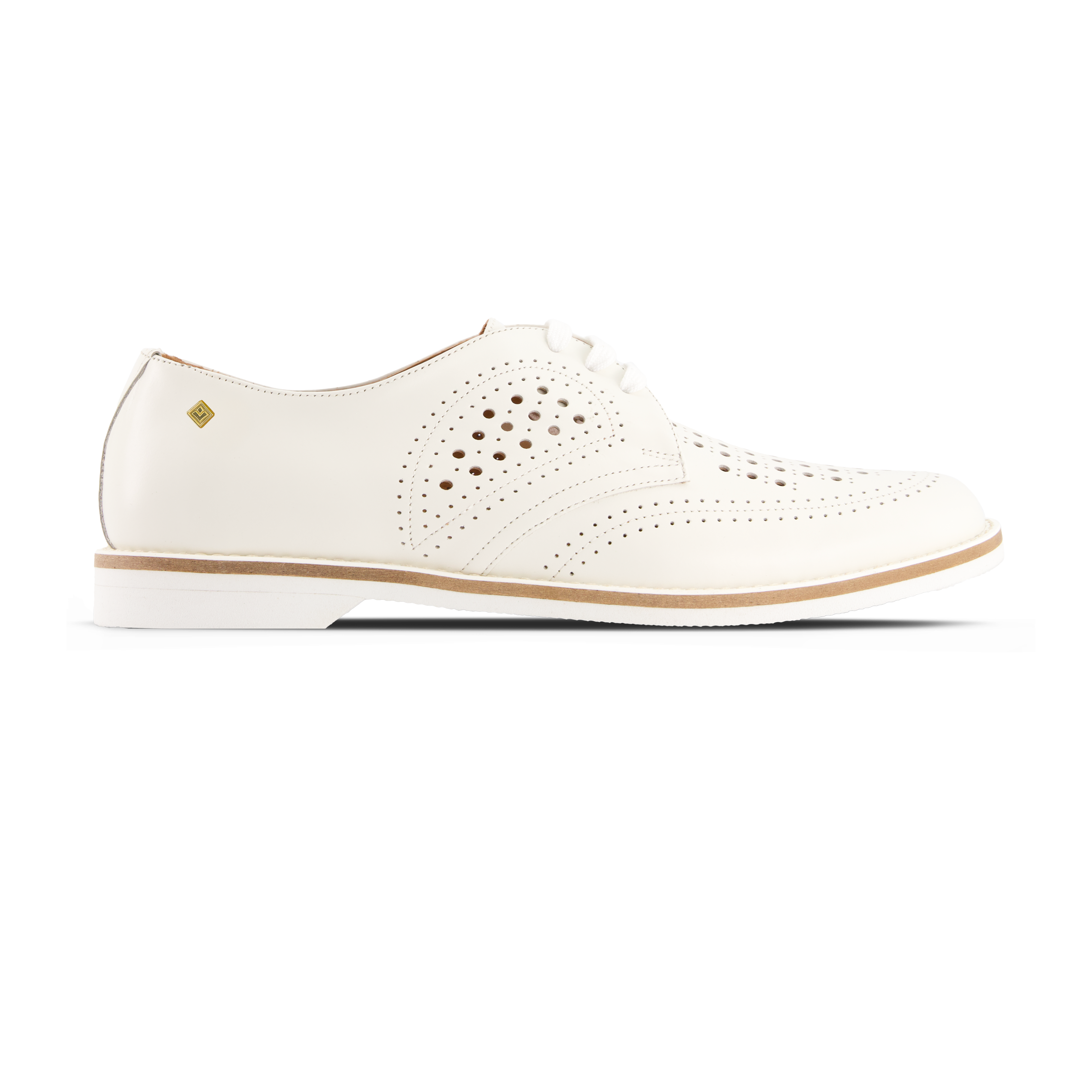 Rivieras 6000 derby cuir écru