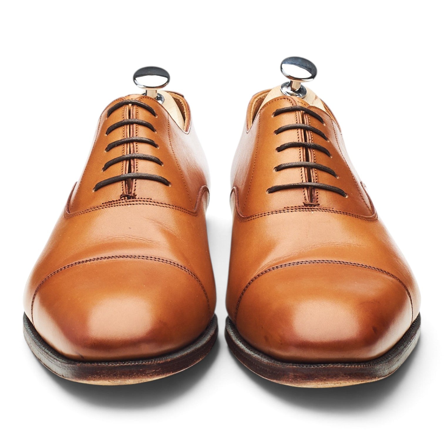 Meermin 101534 richelieu cuir marron clair UK 8