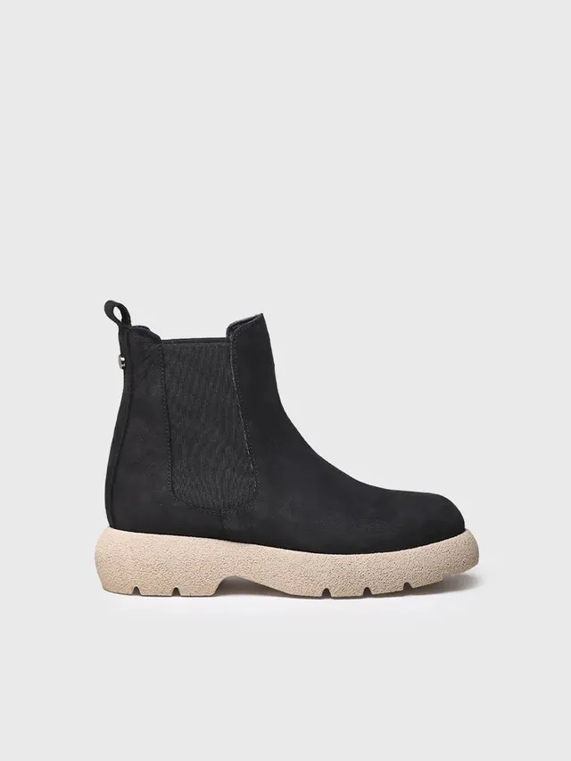 Toni Pons Davinia boots cuir nubuck noires