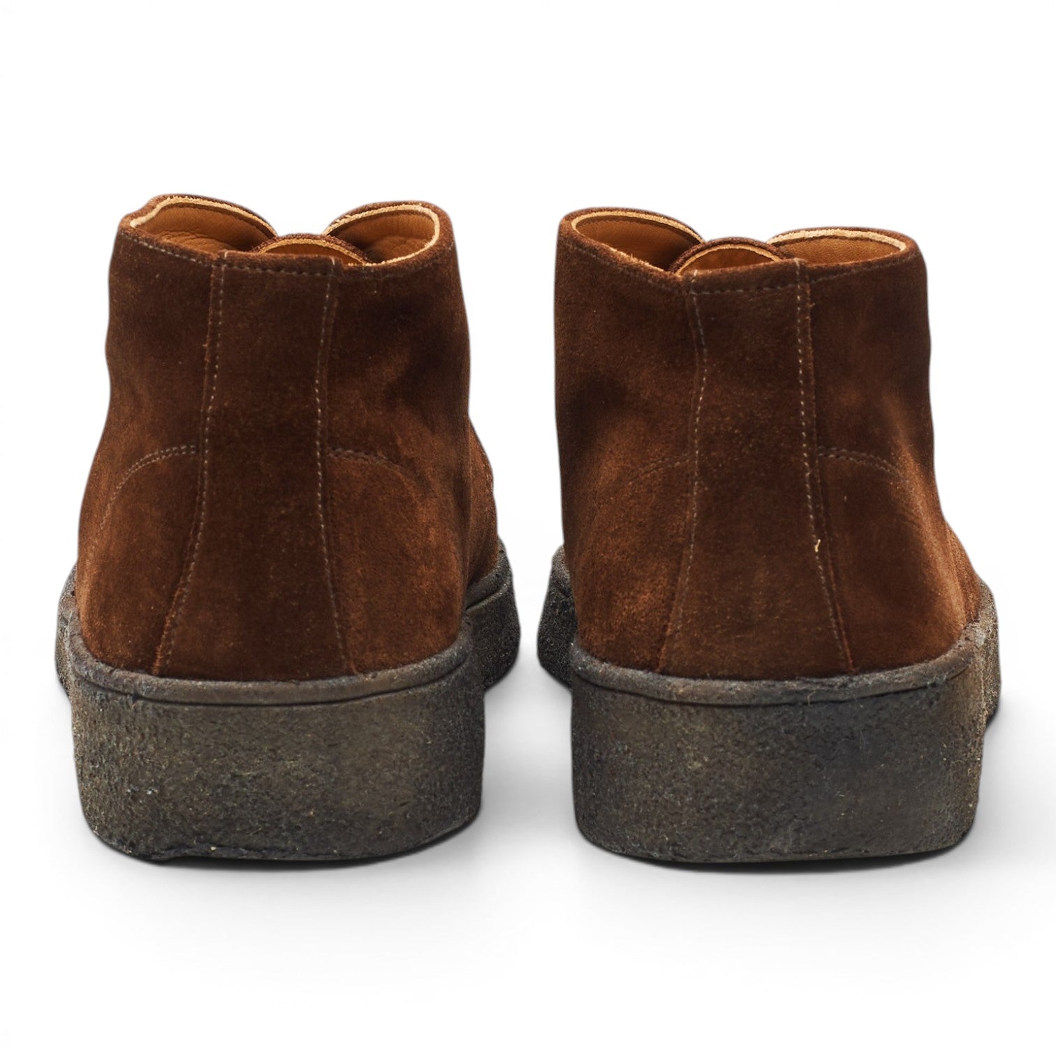 Sanders Luther Bottines Chukka Daim Marron UK 10