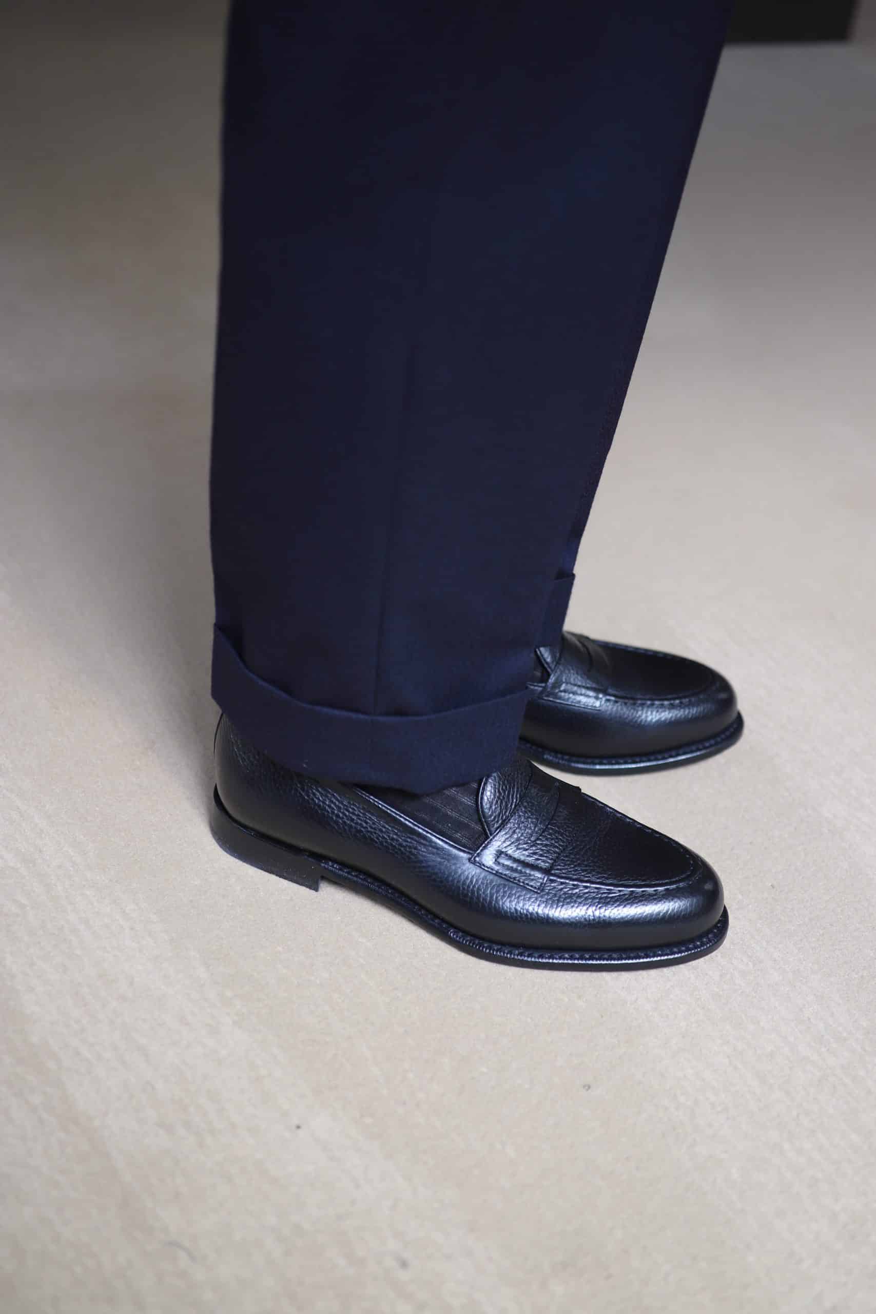 Malfroid Newport mocassin cuir grainé