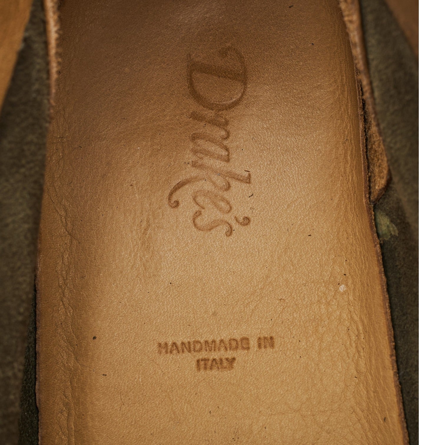 Drake's Crosby bottines chukka daim vert 7.5