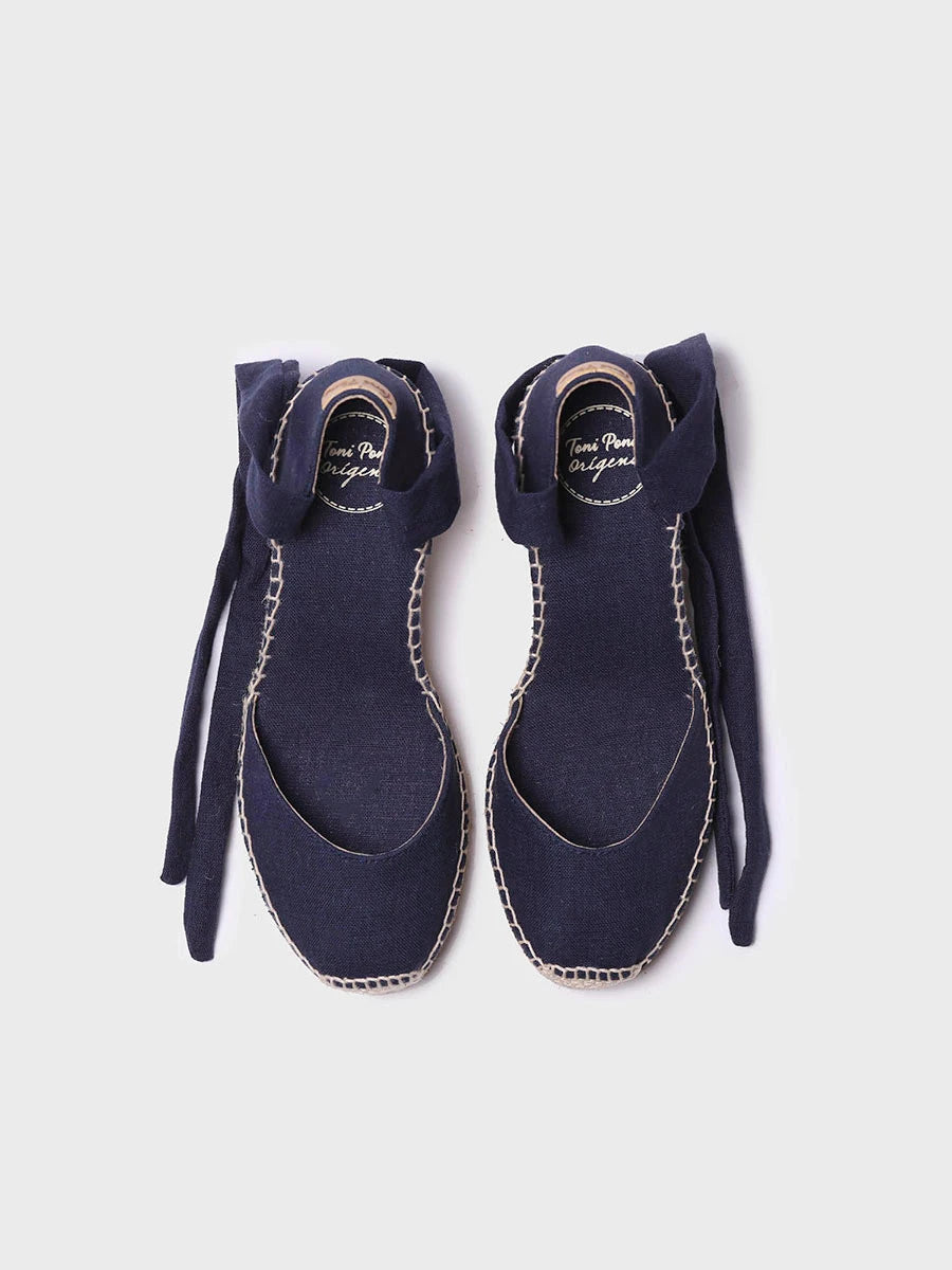 Toni Pons Julia espadrilles toile à rubans 7 cm