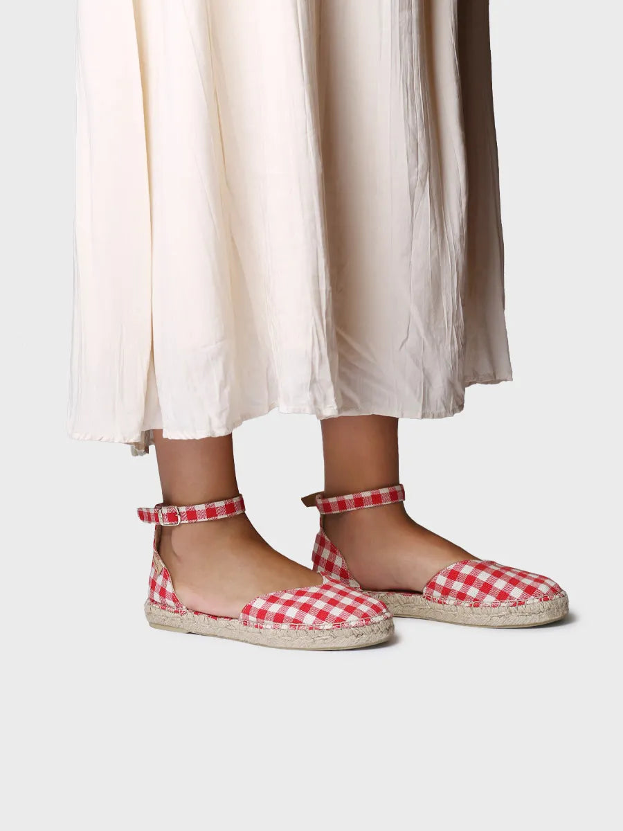 Toni Pons Nuri-VH espadrilles plates toile vichy