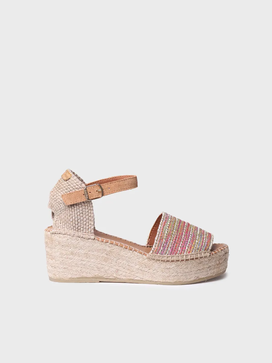 Toni Pons Ivet-CL espadrilles femme tissu multicolore