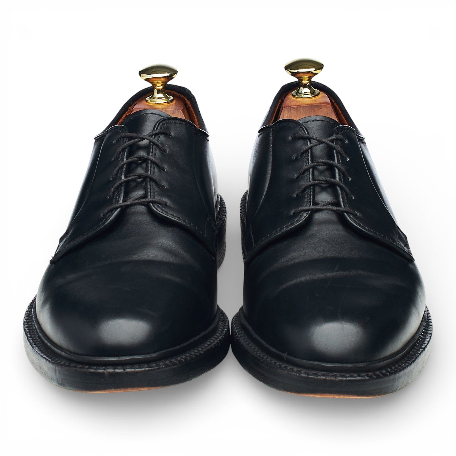 Allen Edmonds Leeds derby cuir noir UK 7 cousu Goodyear