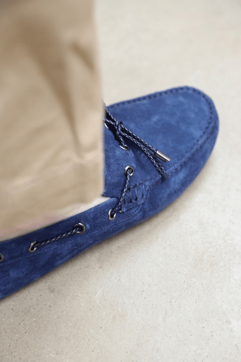 Malfroid Driver mocassin à picots cuir