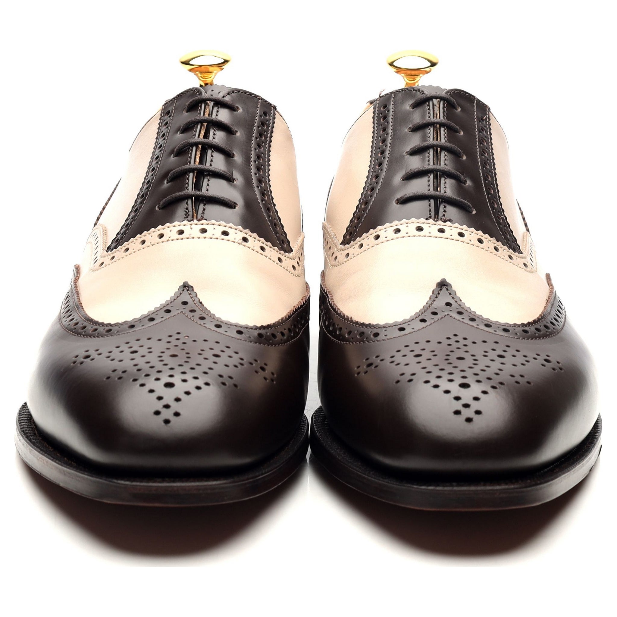 Alfred Sargent Melly Oxford cuir marron UK 11 bicolore