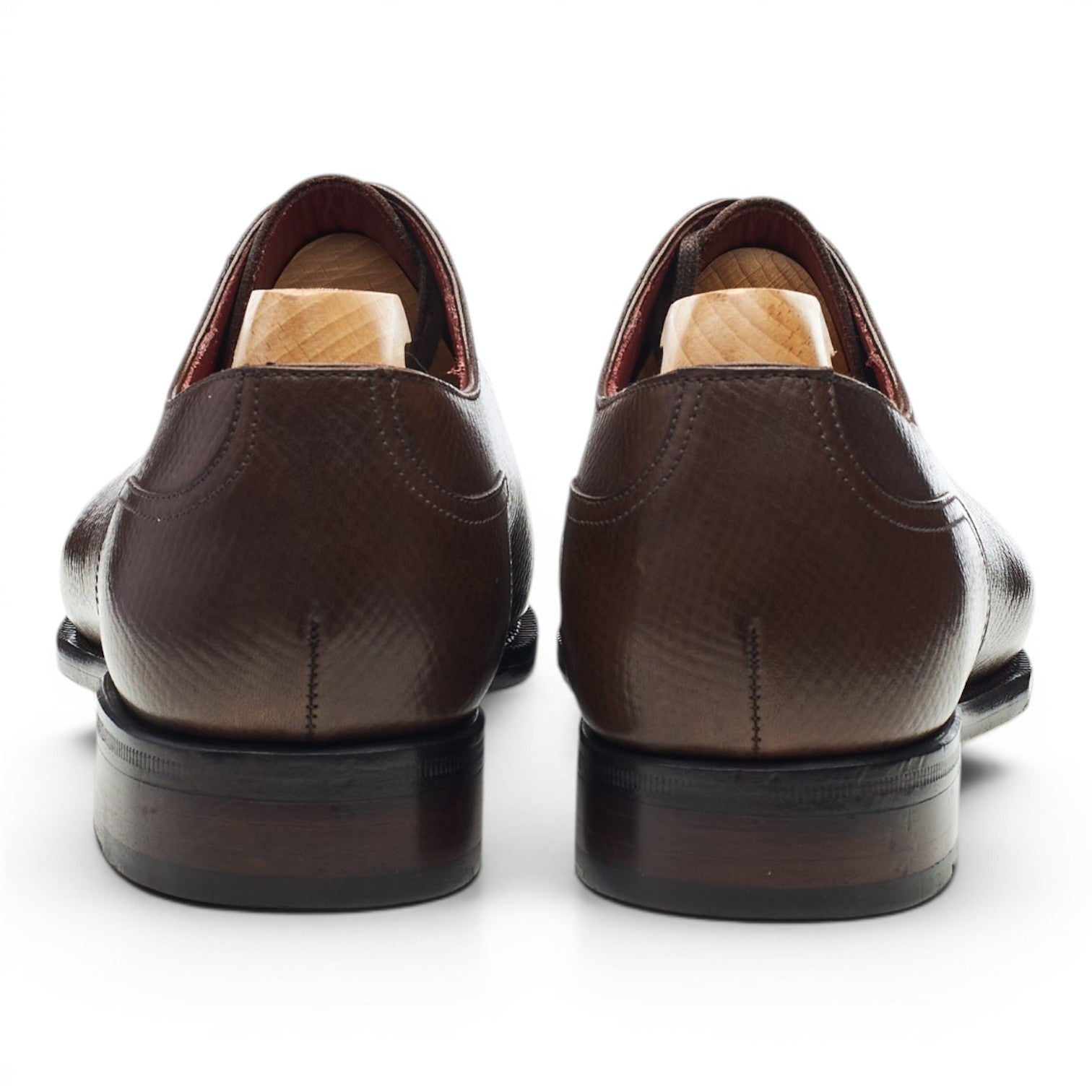 TLB Mallorca 135 Artista derbies homme cuir marron UK 8