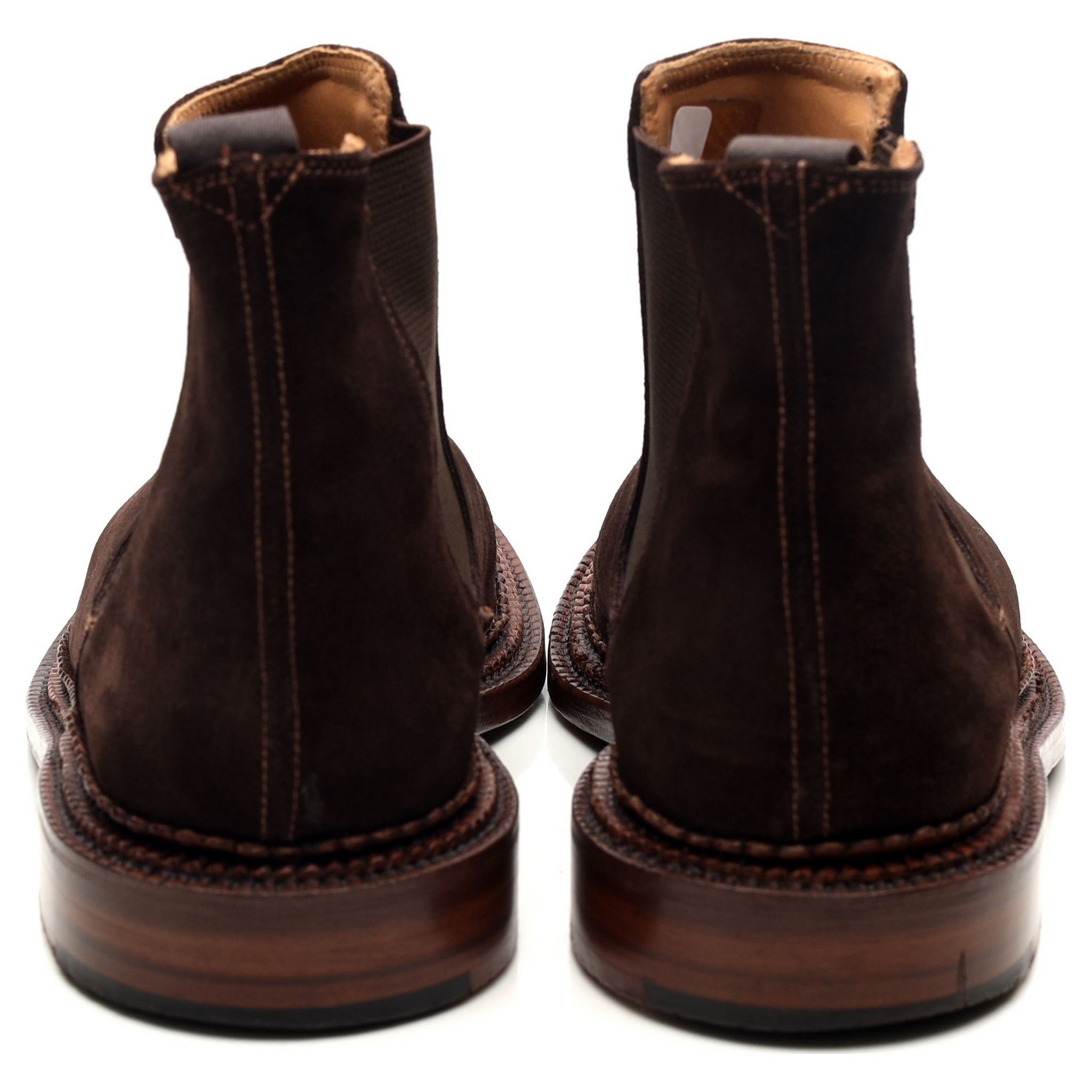 Grenson Christopher boots chelsea daim marron 44