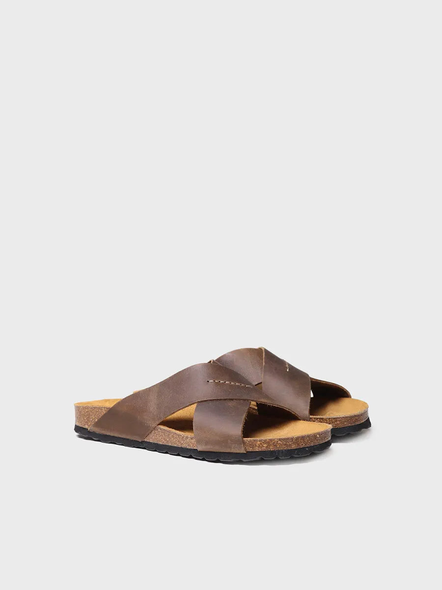 Toni Pons Gol-PE sandales homme kaki cuir huile
