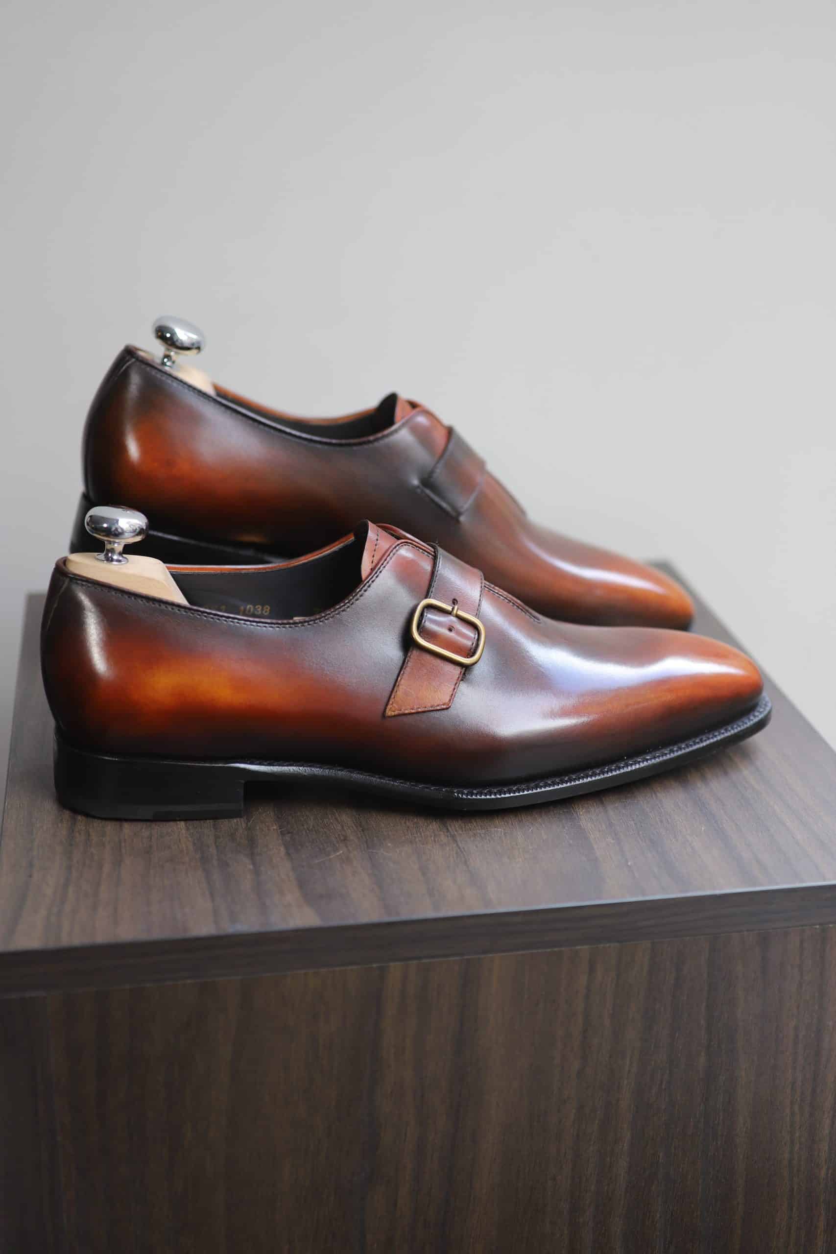 Malfroid Reserve Jacques souliers cuir patine Goodyear