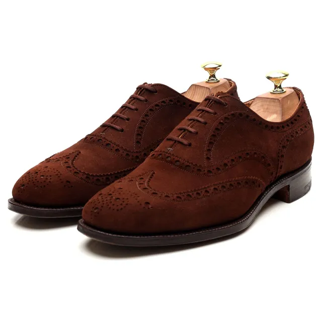 Church's Buck brogue suède marron UK 8
