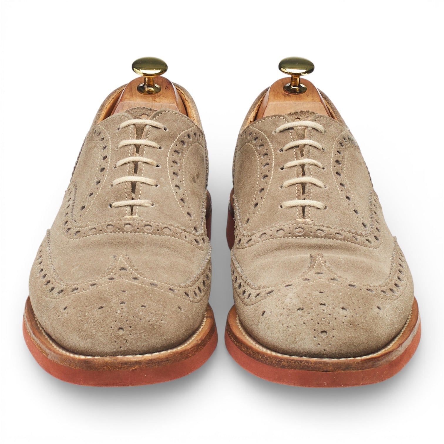 Church's Downton chaussures oxford suède sable UK 8