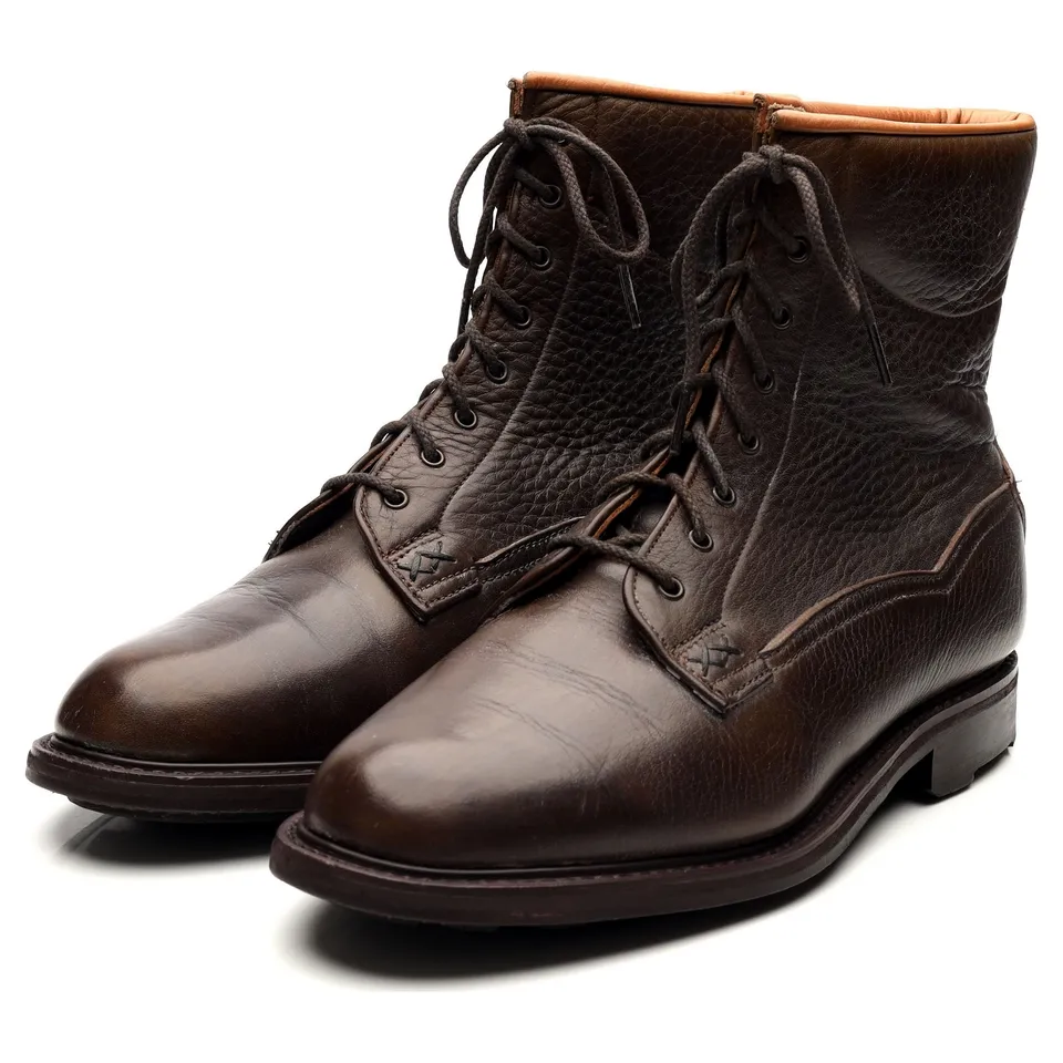 Alfred Sargent boots cuir grain marron UK 7