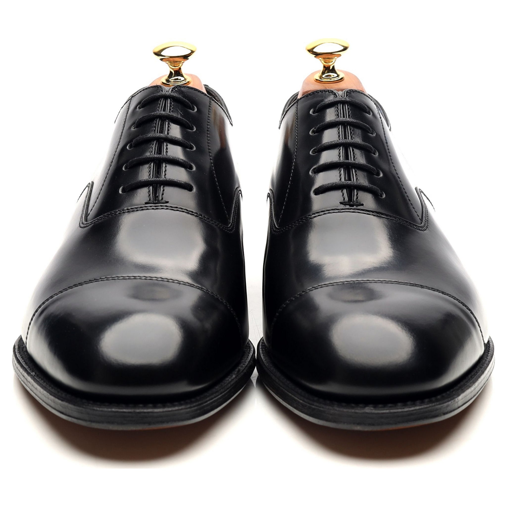 Herring Knightsbridge derbies cuir noir pointure UK 10