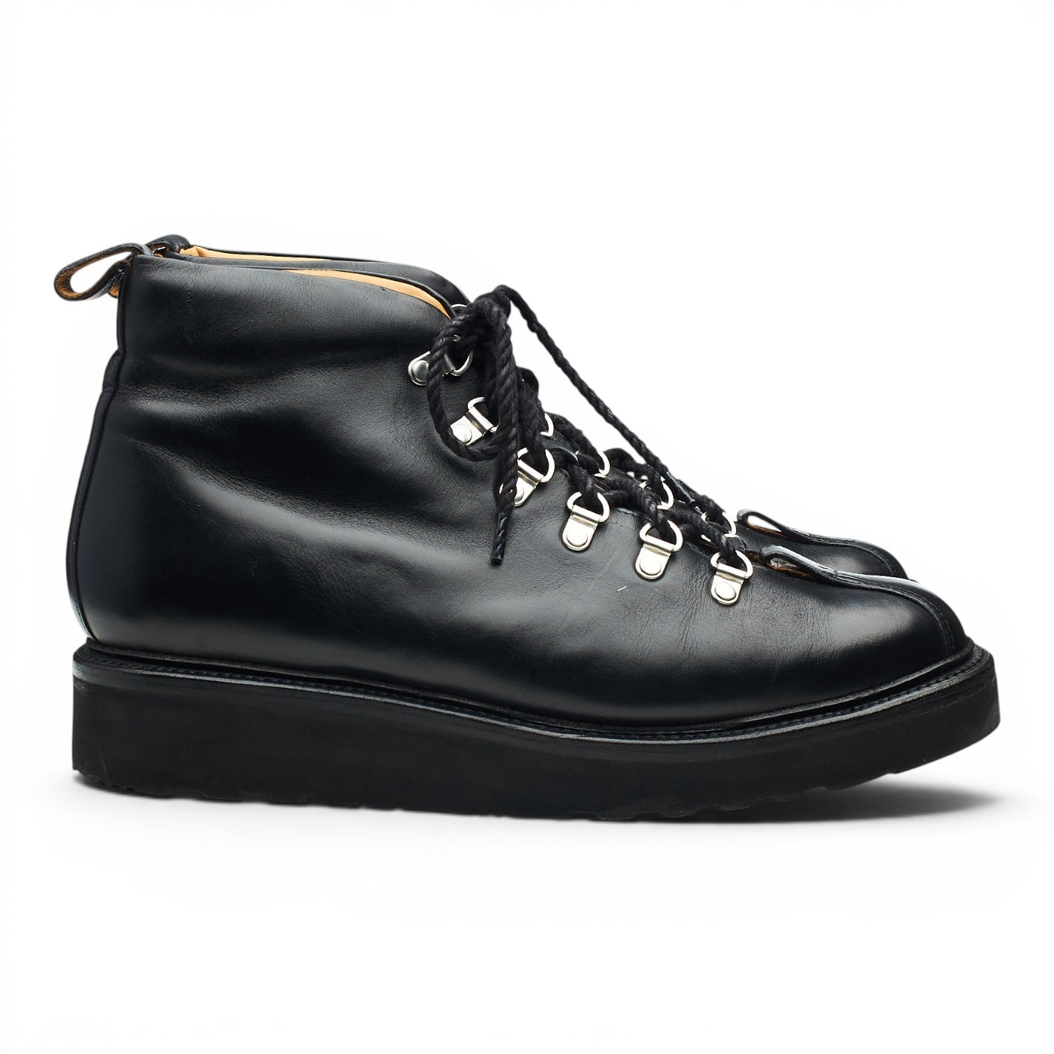 Grenson Bobby boots cuir noir UK 8 randonneur