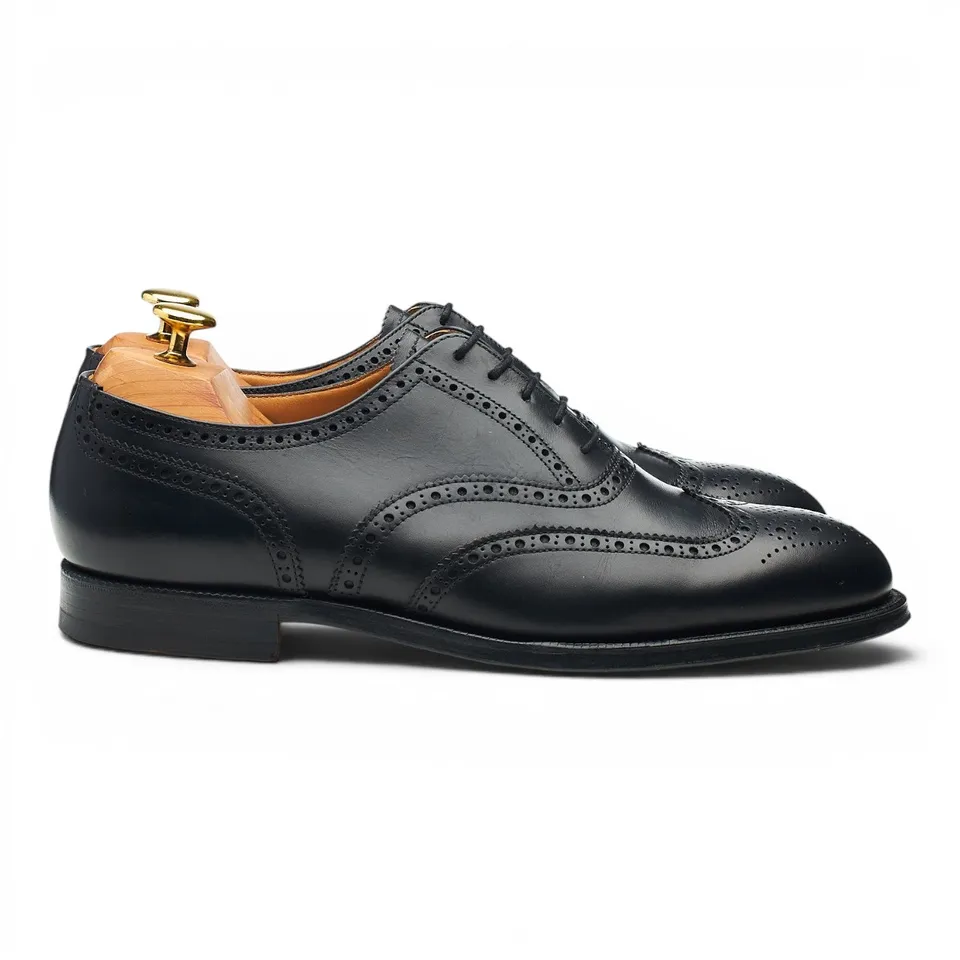 Crockett & Jones Canterbury richelieu cuir noir UK 8